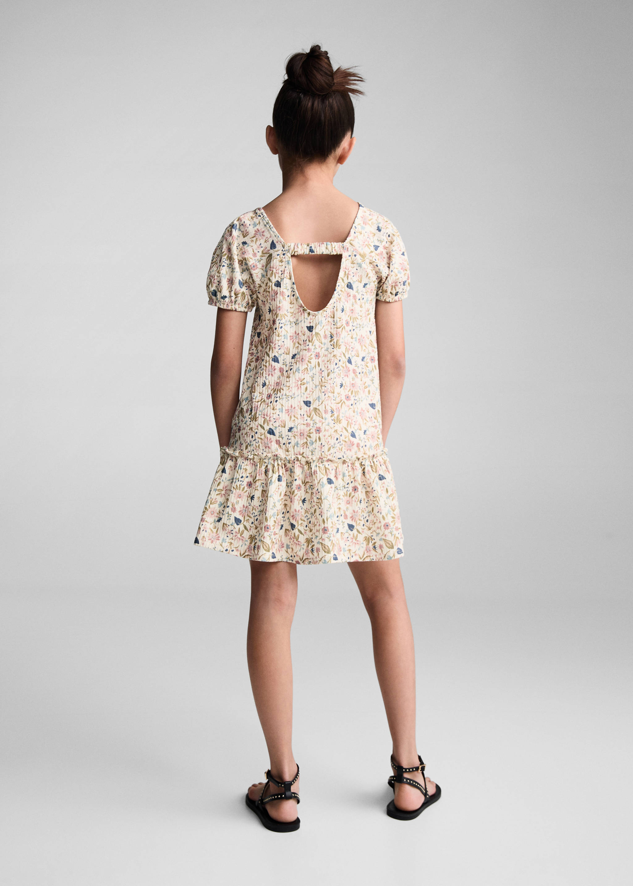 Vestit estampat floral - Revers de l'article