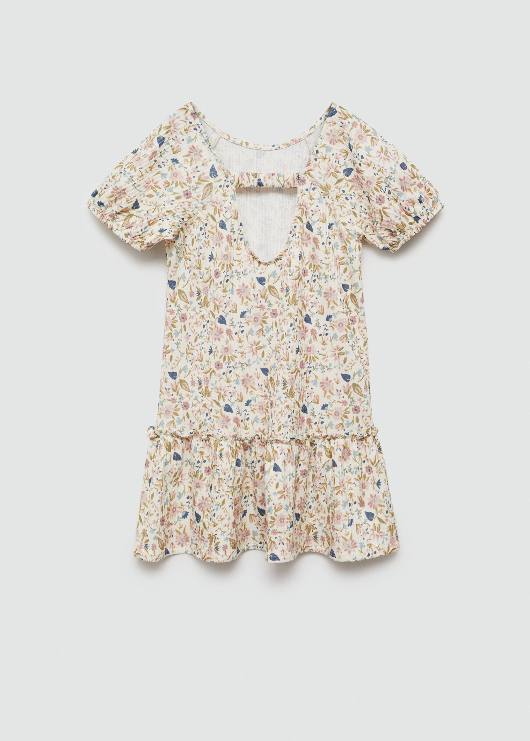 Robe à fleurs - Verso de l’article