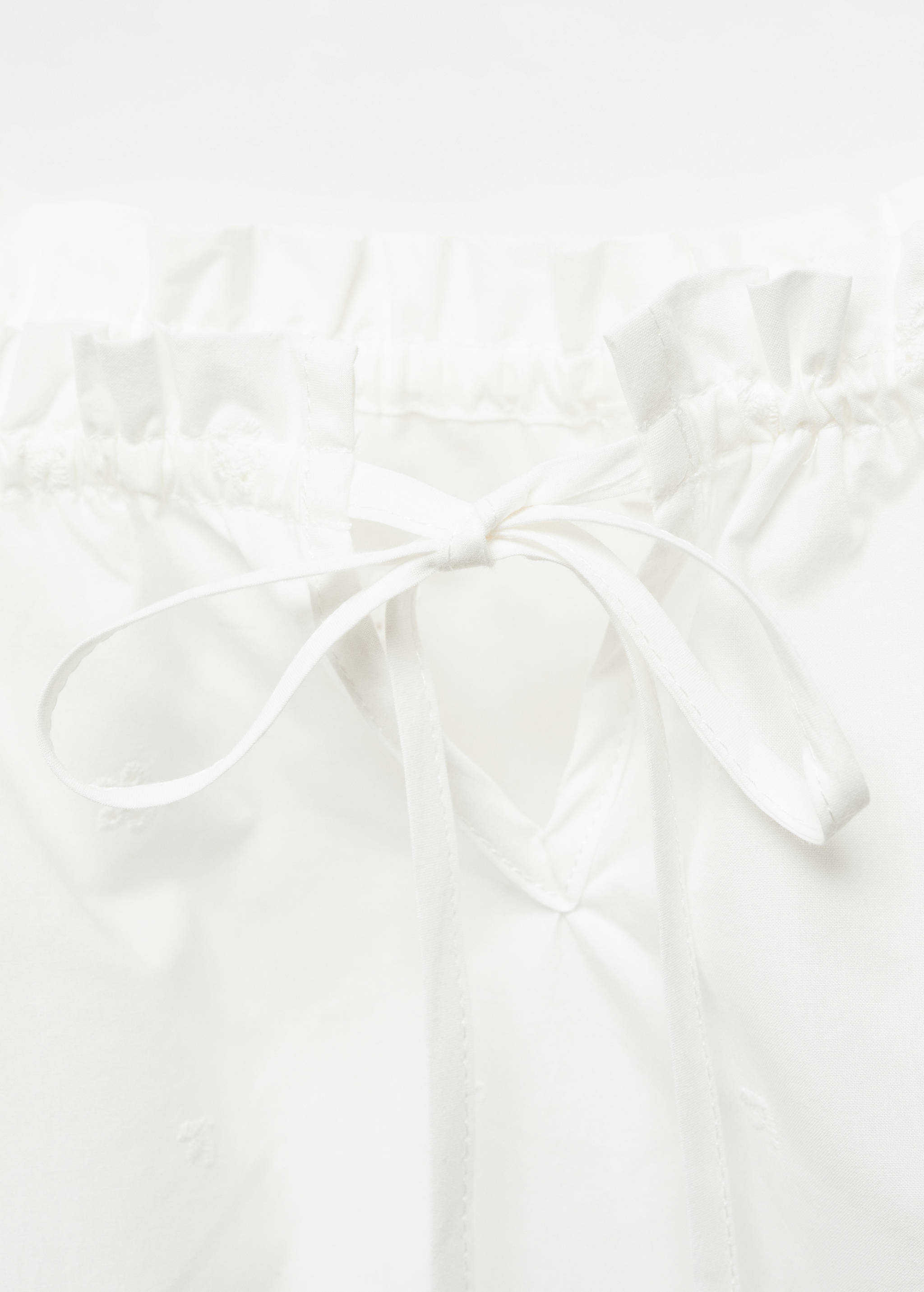 Top pijama algodón detalles calados - Detalle del artículo 8