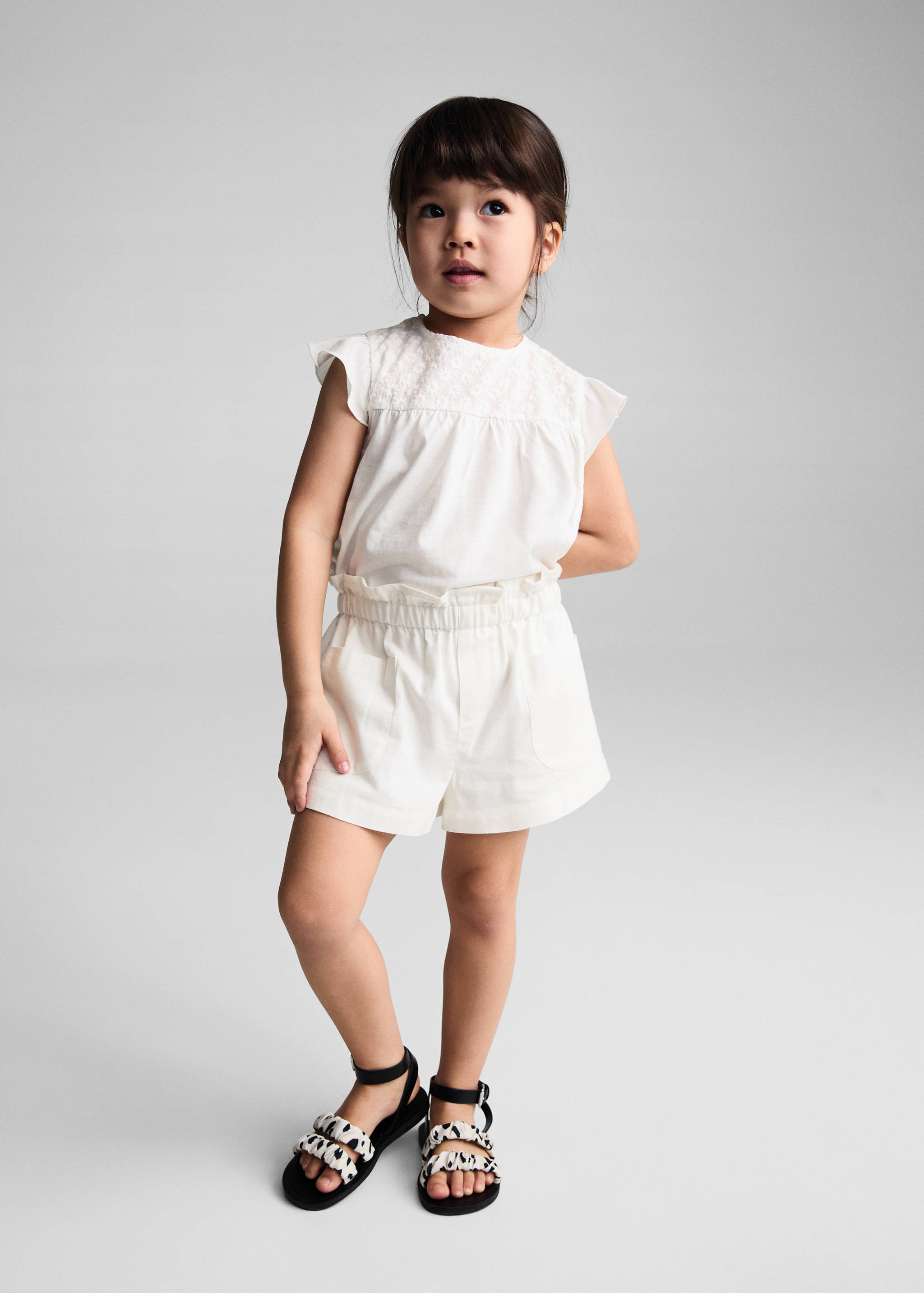 Elastic waist shorts - General plane