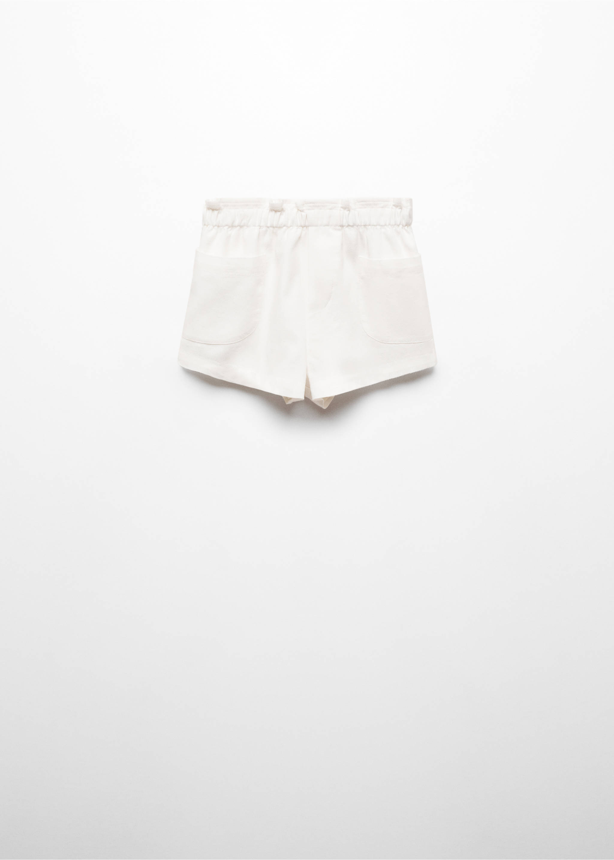 Elastic waist shorts - Article without model, Off White. Ref: 67086027-00.