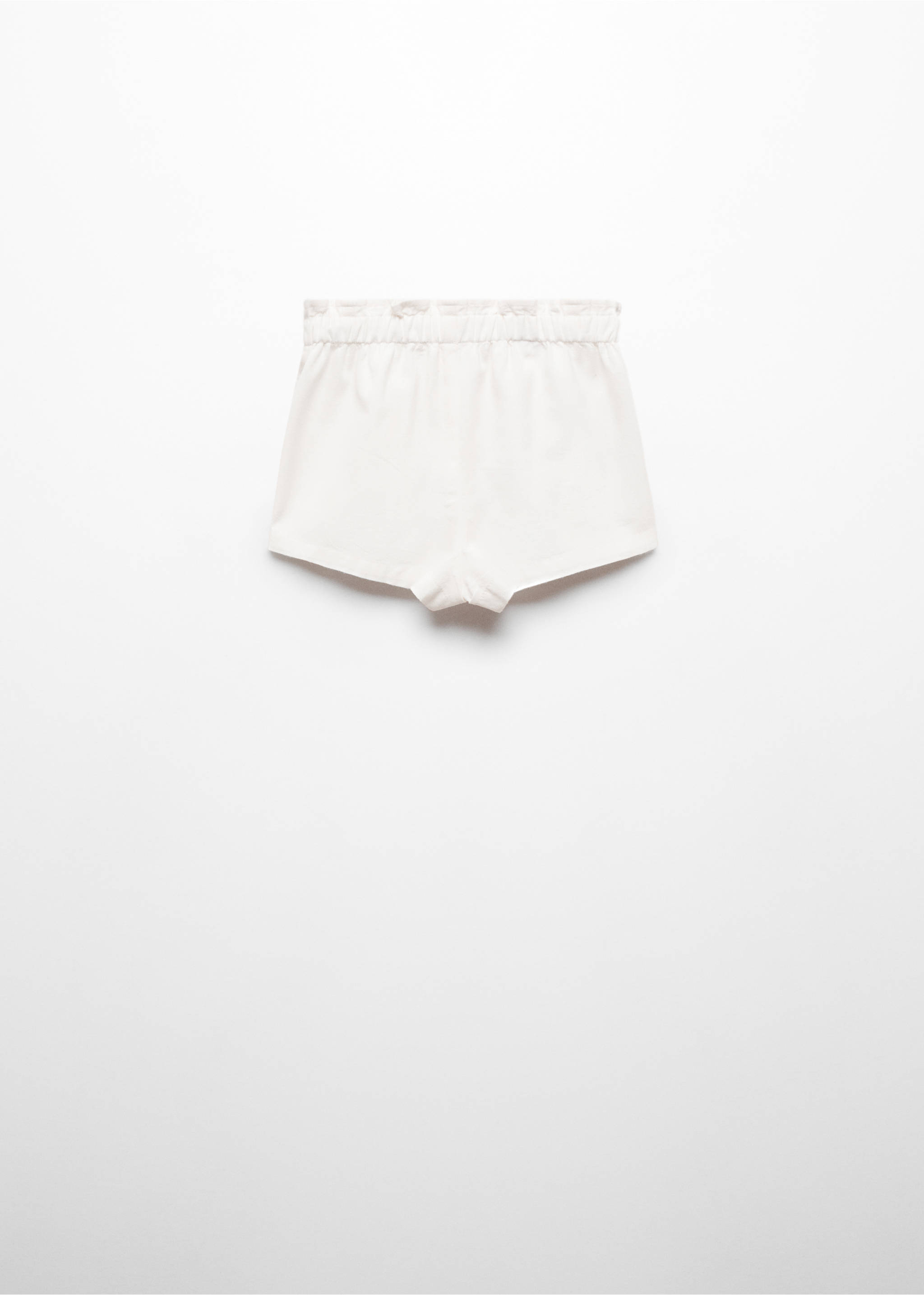 Elastic waist shorts - Reverse of the article, Off White. Ref: 67086027-00.
