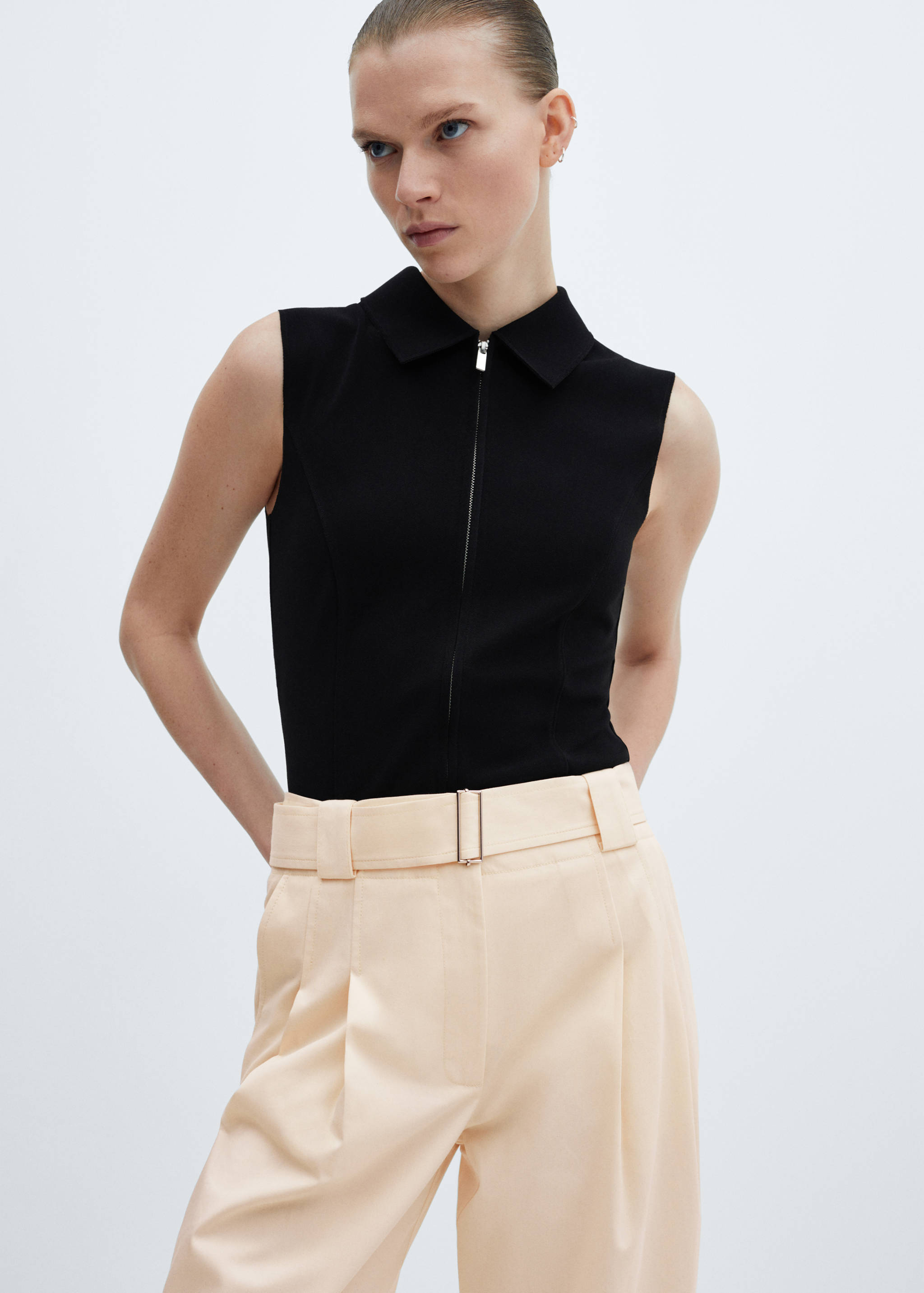 pants with belt loops - Details of the article 1