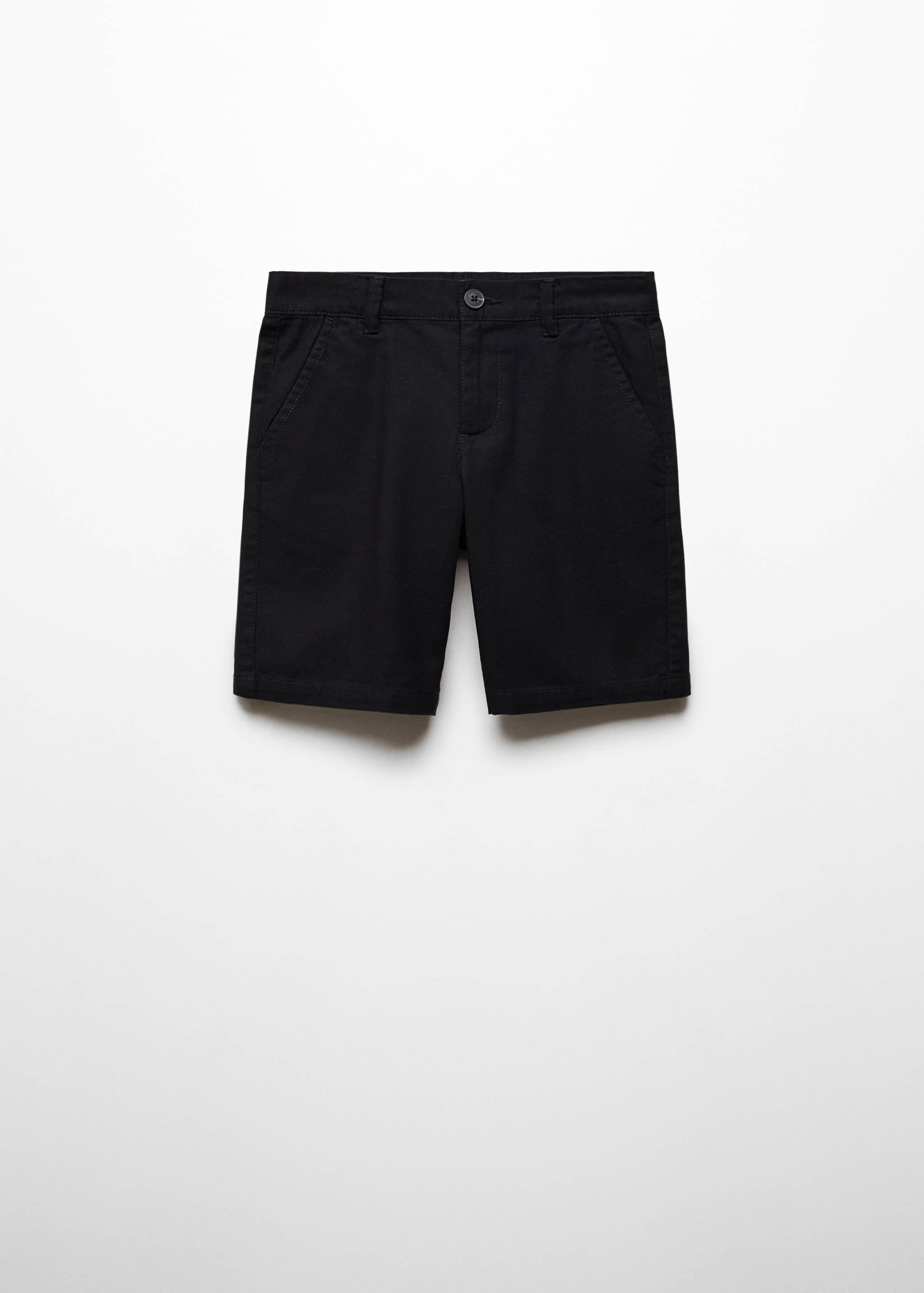 Slim fit cotton Bermuda shorts - Article without model