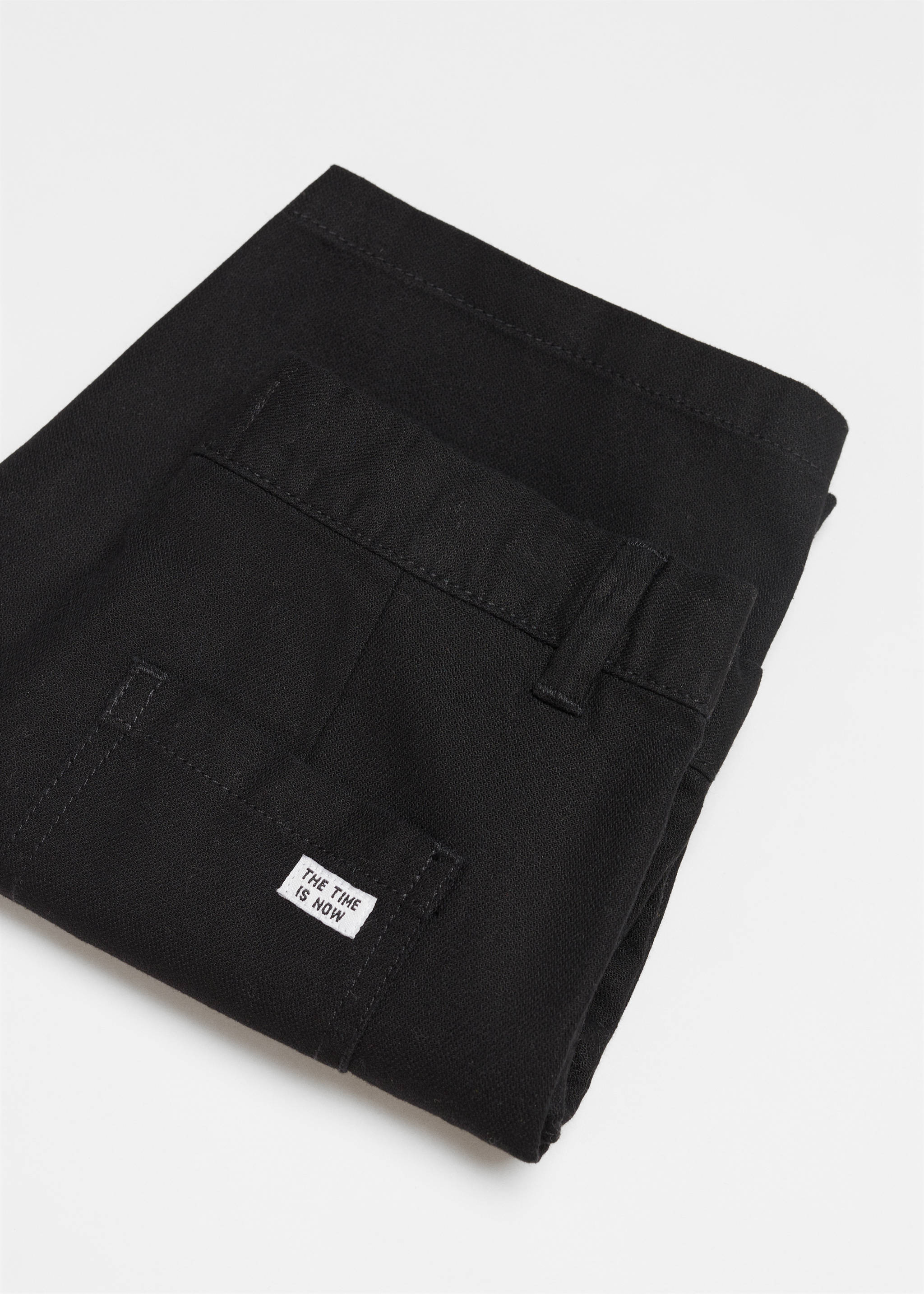 Slim fit cotton Bermuda shorts - Details of the article 8