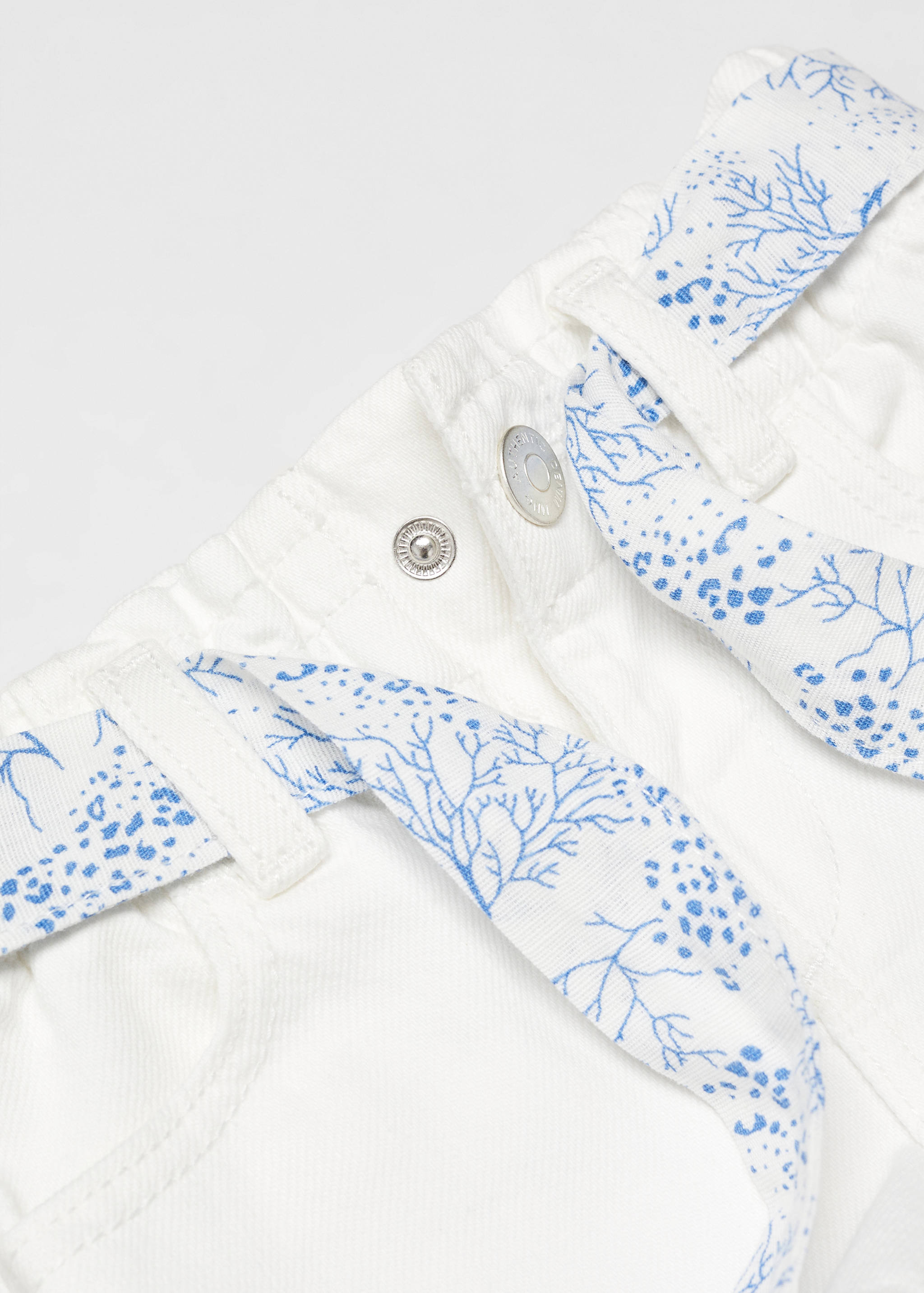 Paperbag denim shorts - Details of the article 8