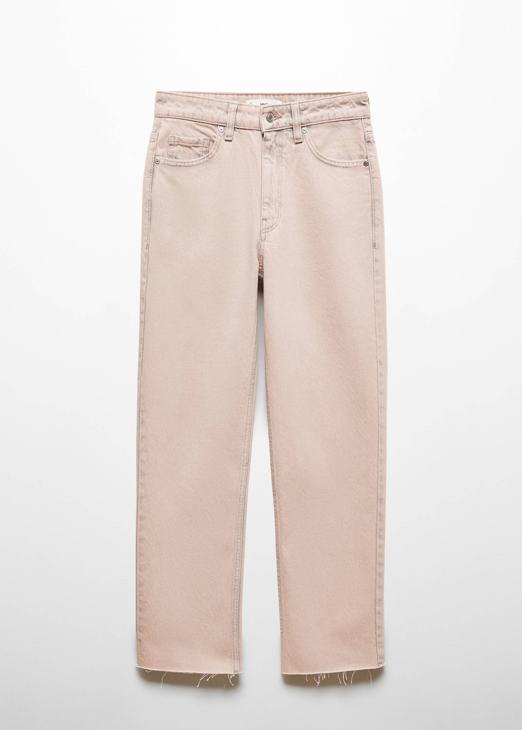 Straight-fit cropped jeans - Article without model