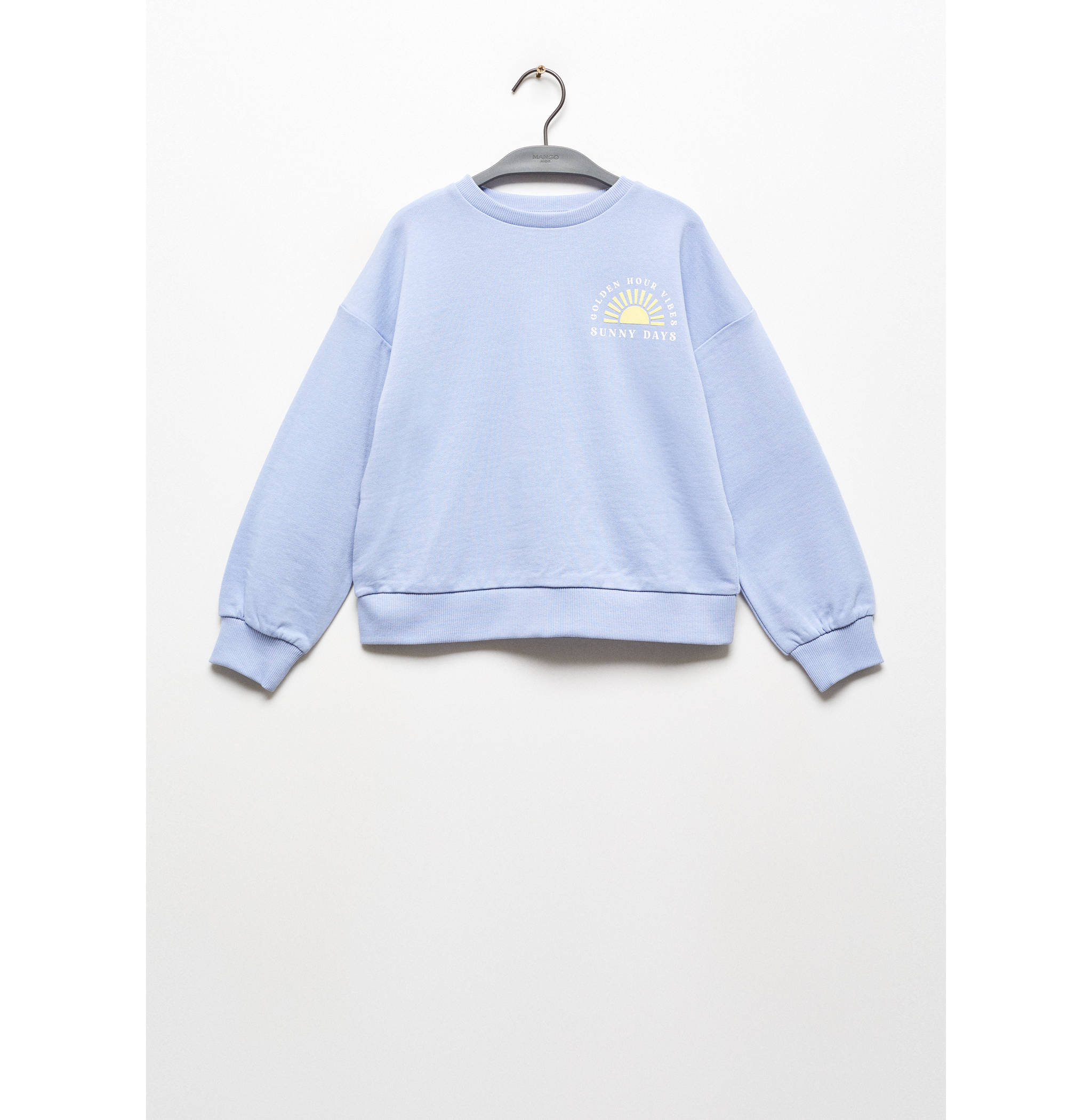 Printed message sweatshirt - Article without model