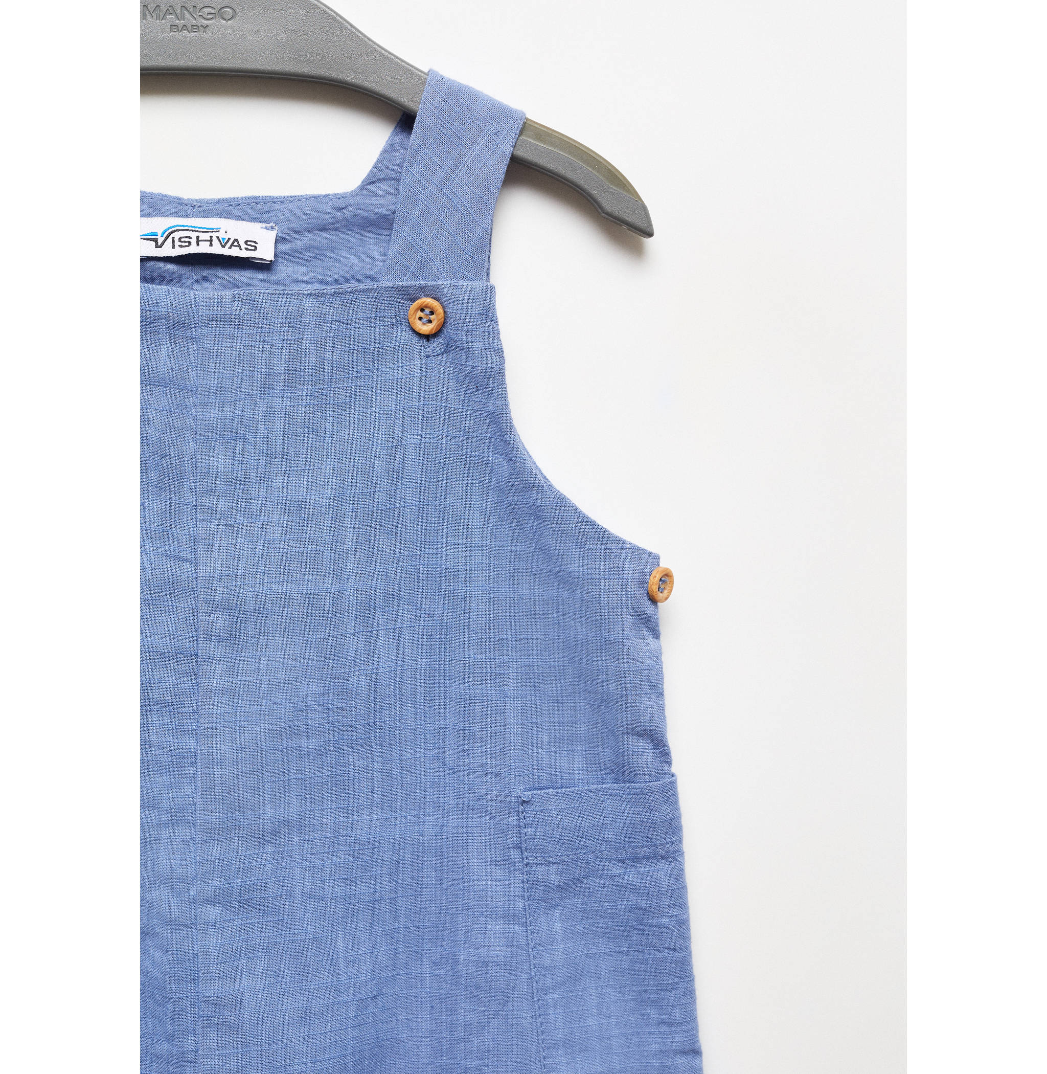 Pockets cotton dungarees - Details of the article 8