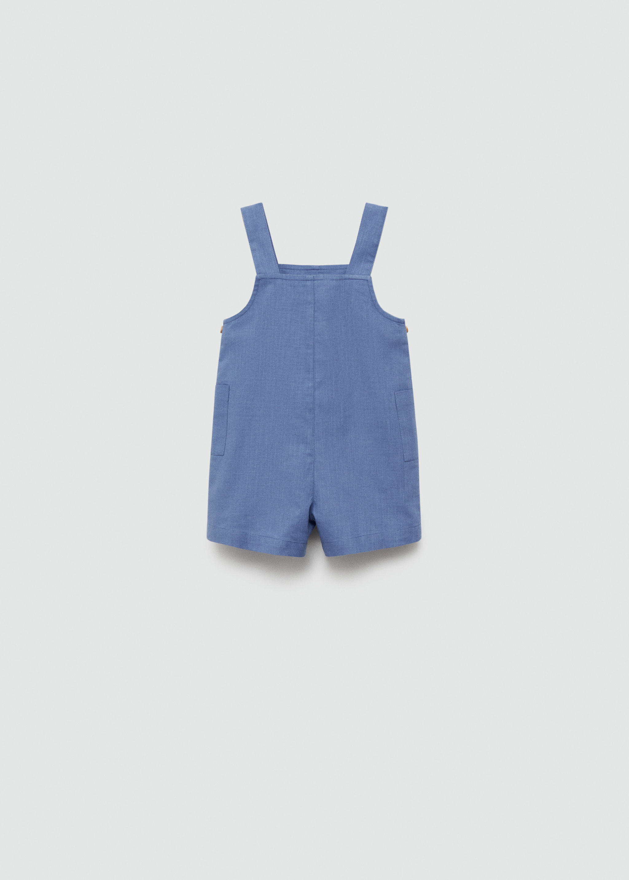 Pockets cotton dungarees - Reverse of the article