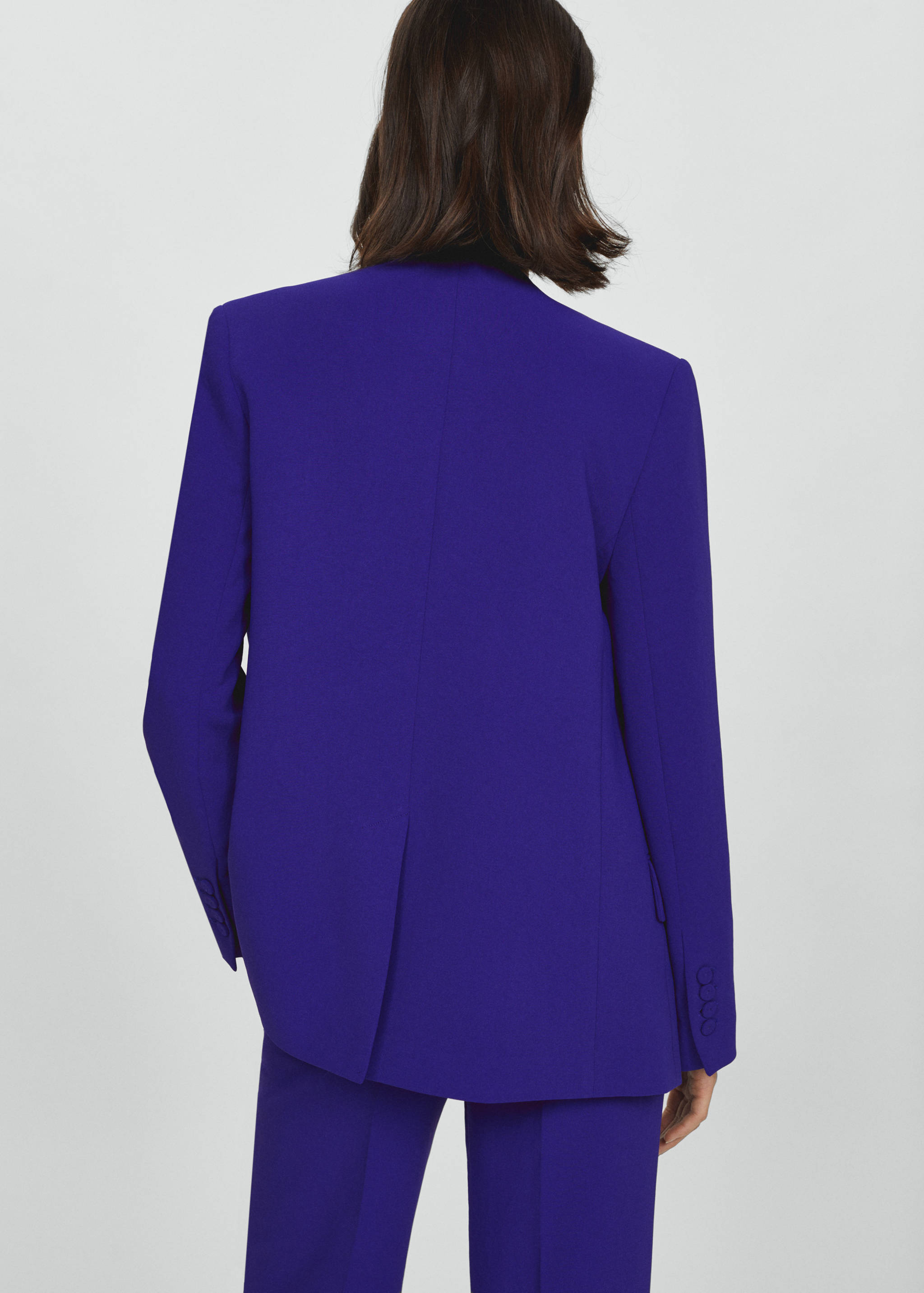 Americana traje estructura - Reverso del artículo