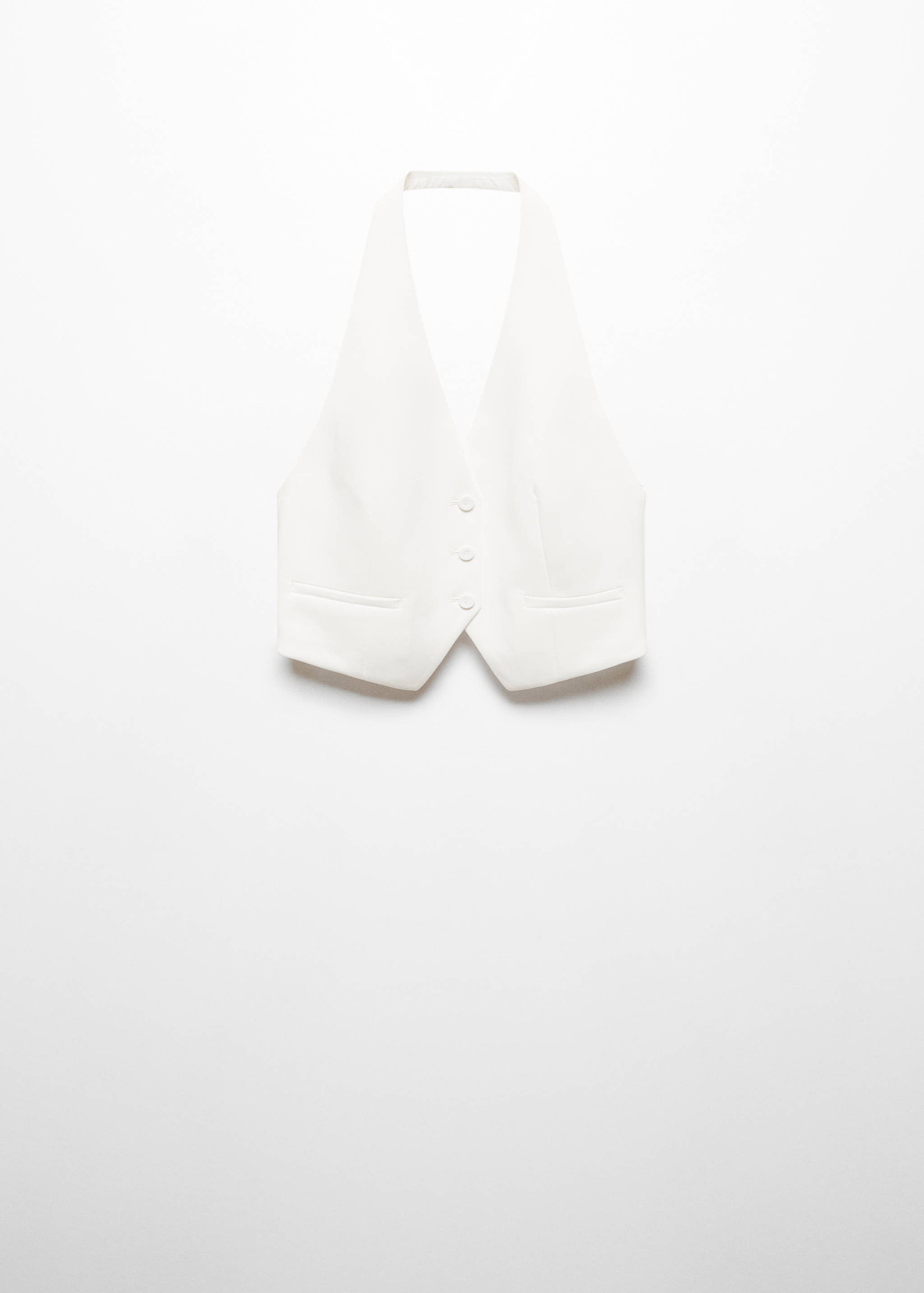 Colete de fato com botões - Artigo sem modelo