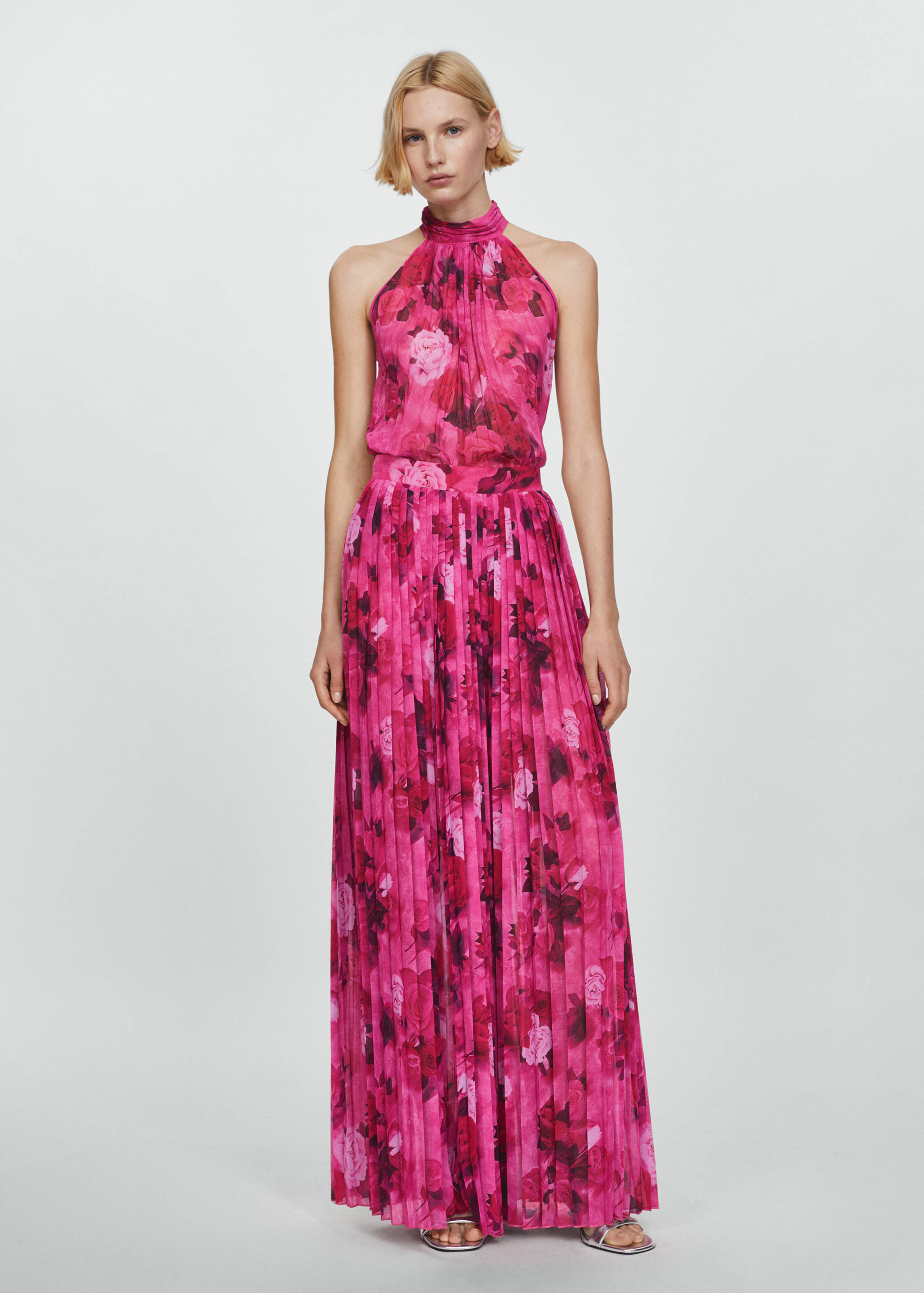 Pantalon plissé fleurs - Plan général