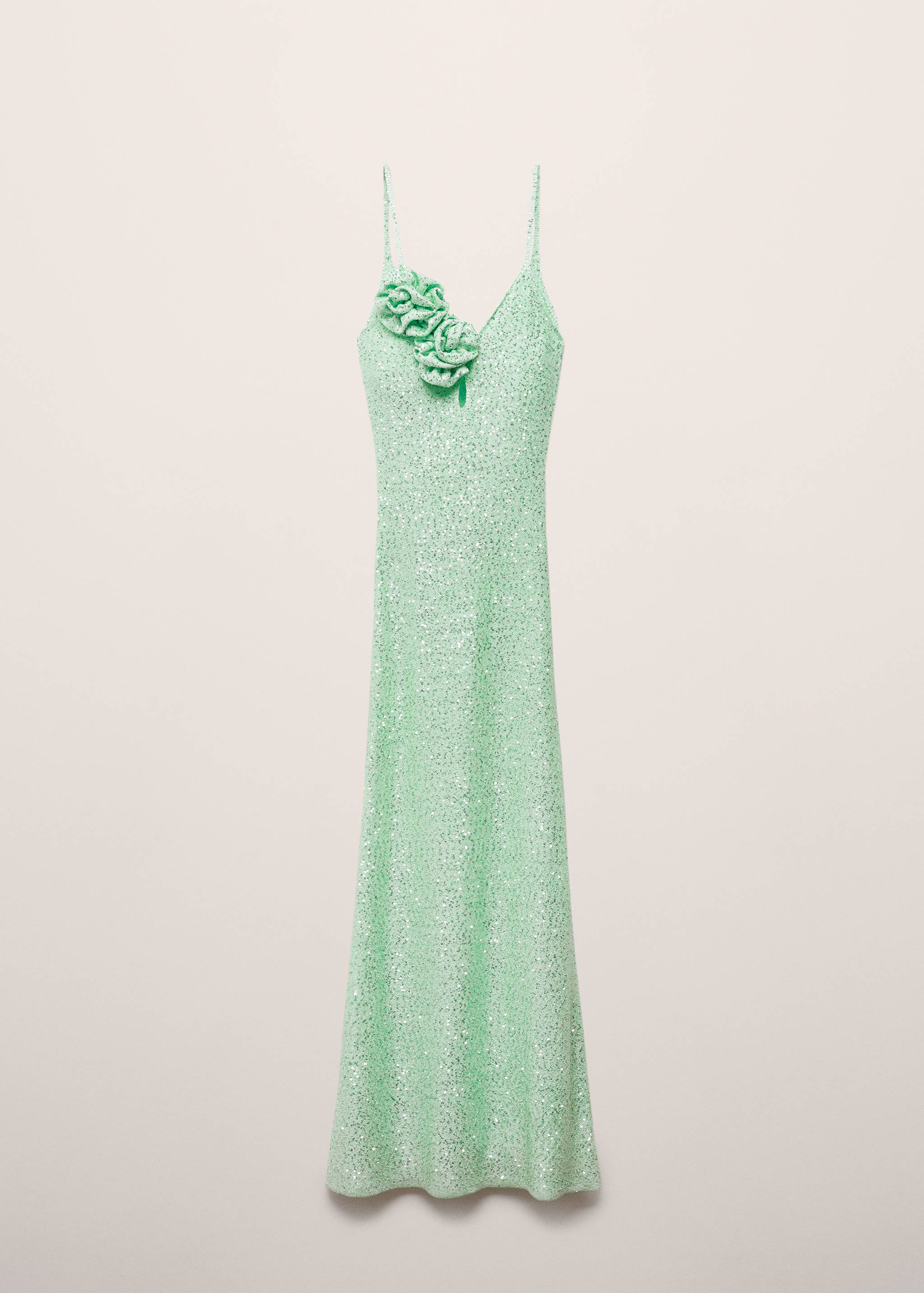 Paillettenkleid mit Blumendetail - Artikel ohne Model