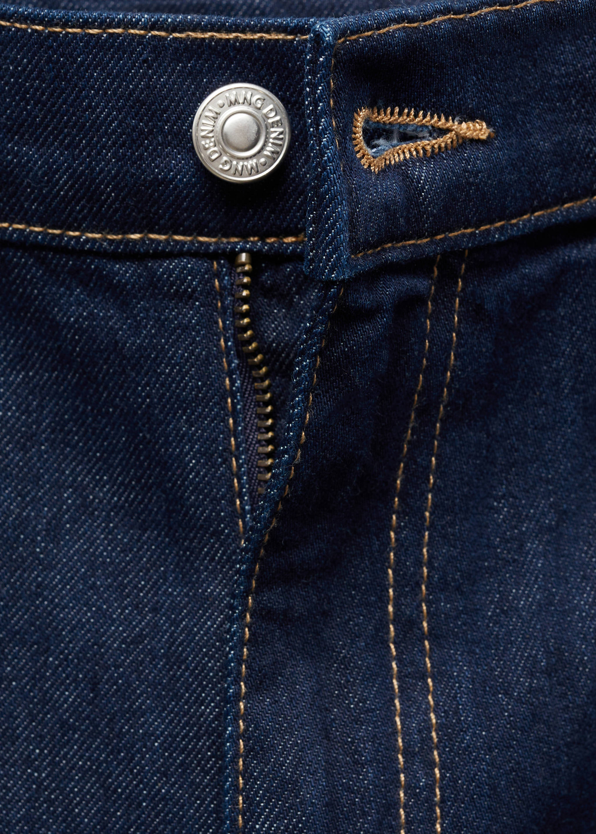 Relaxed-fit dark wash jeans - Details of the article 8