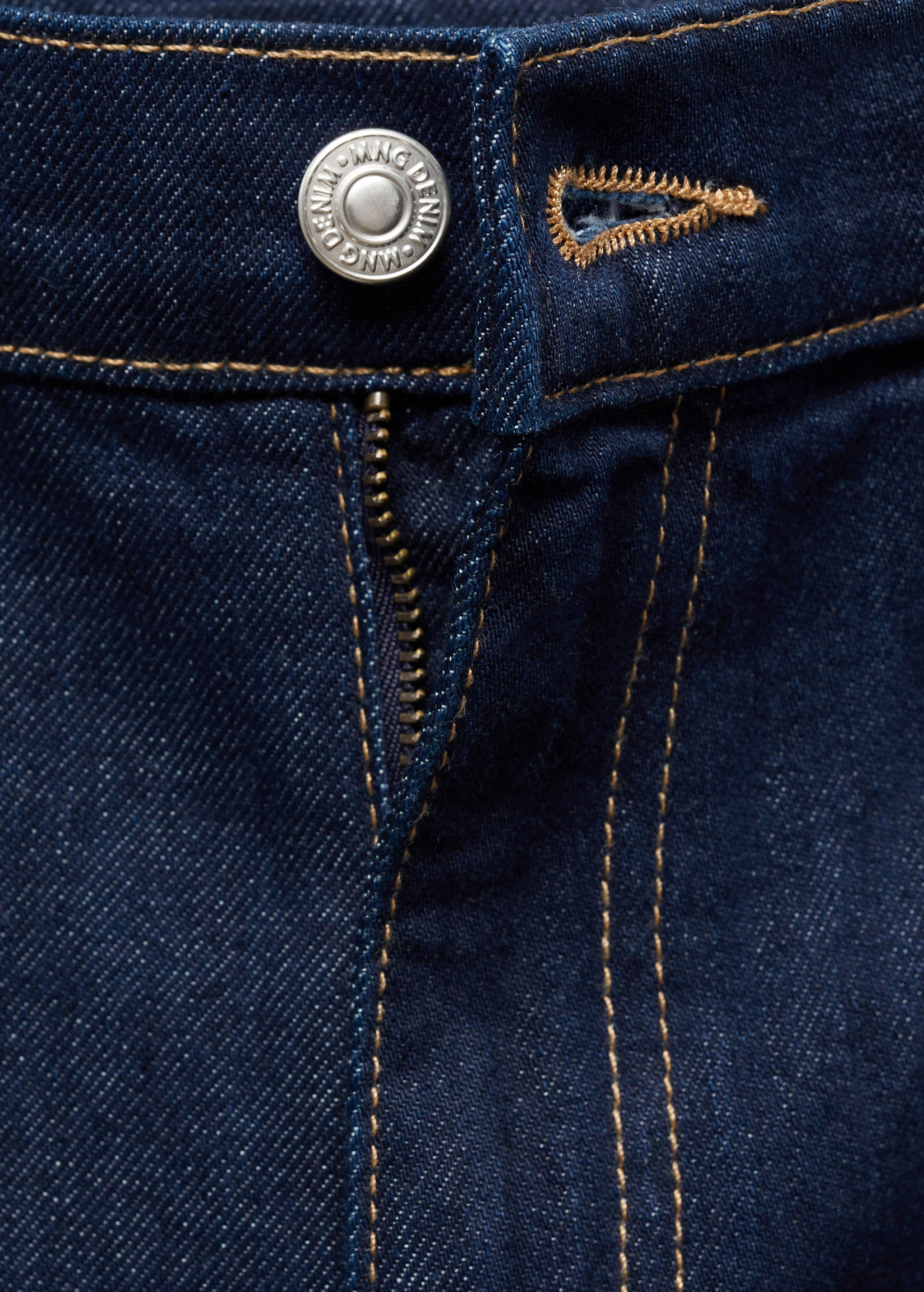 Relaxed Fit-Jeans mit dunkler Waschung - Detail des Artikels 8