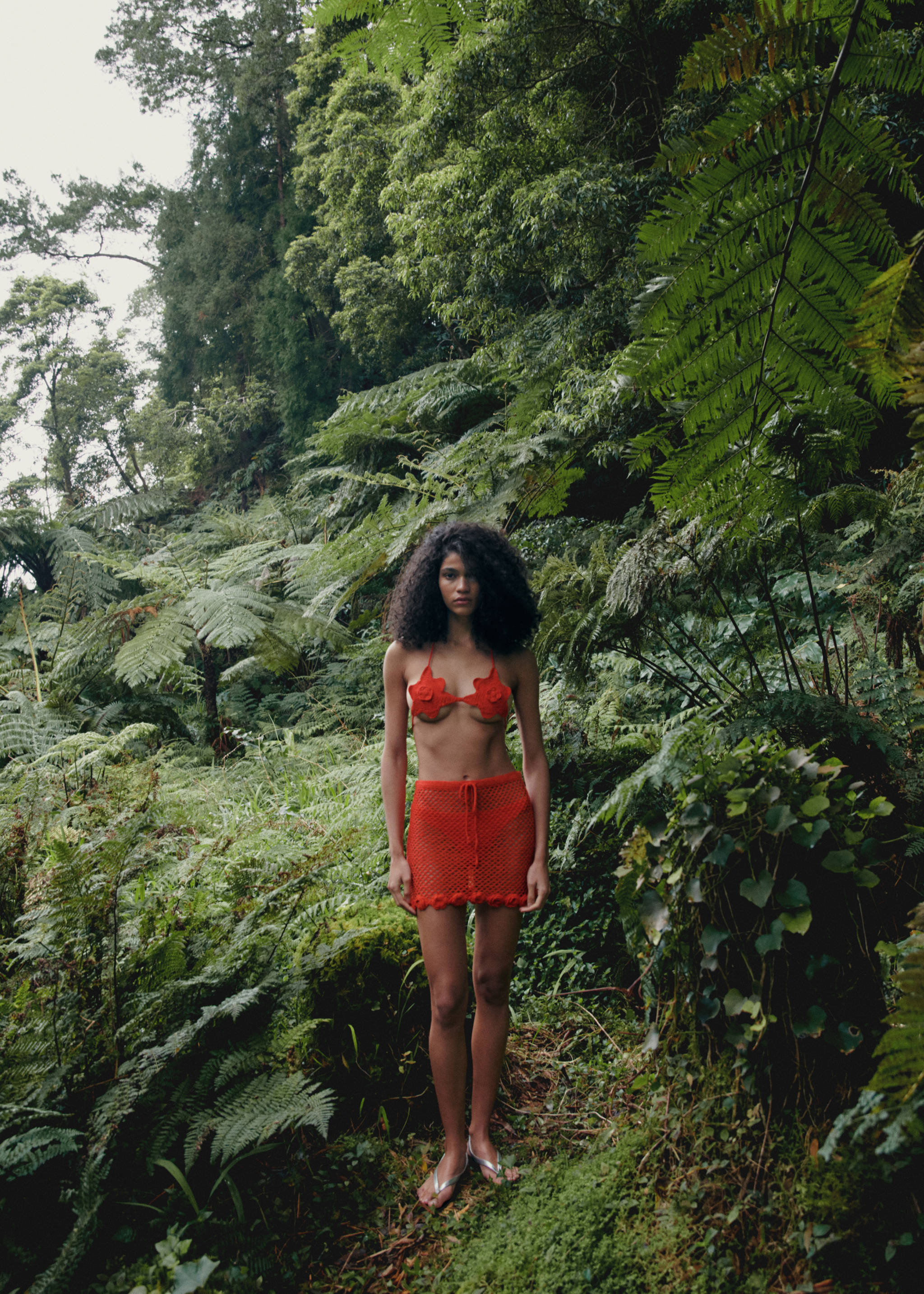 Crochet floral mini-skirt - Details of the article 6