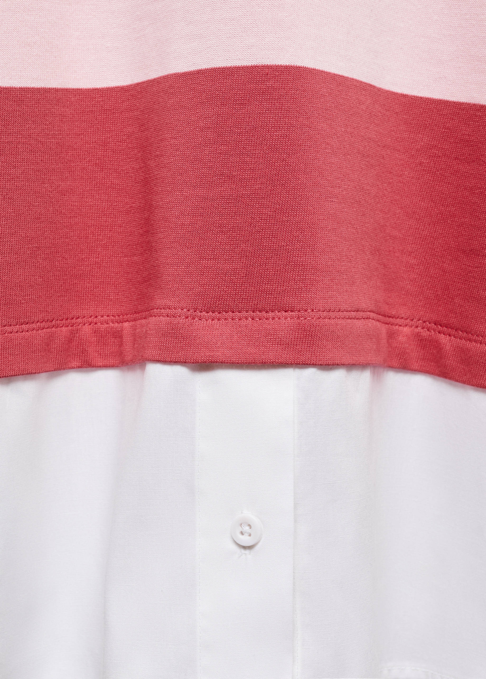 Striped combined polo shirt - Details of the article 8