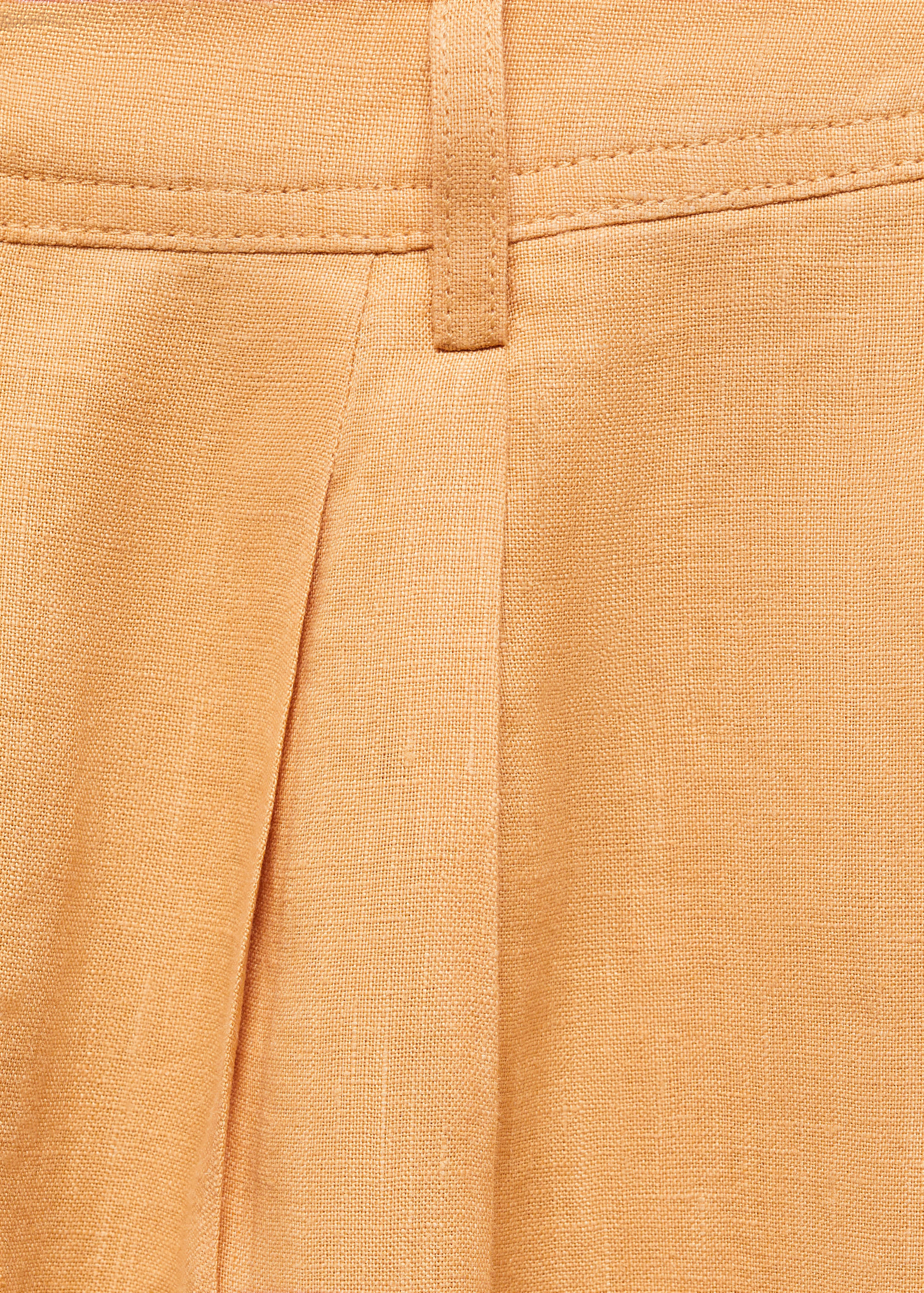 100% linen wide leg pants - Details of the article 8