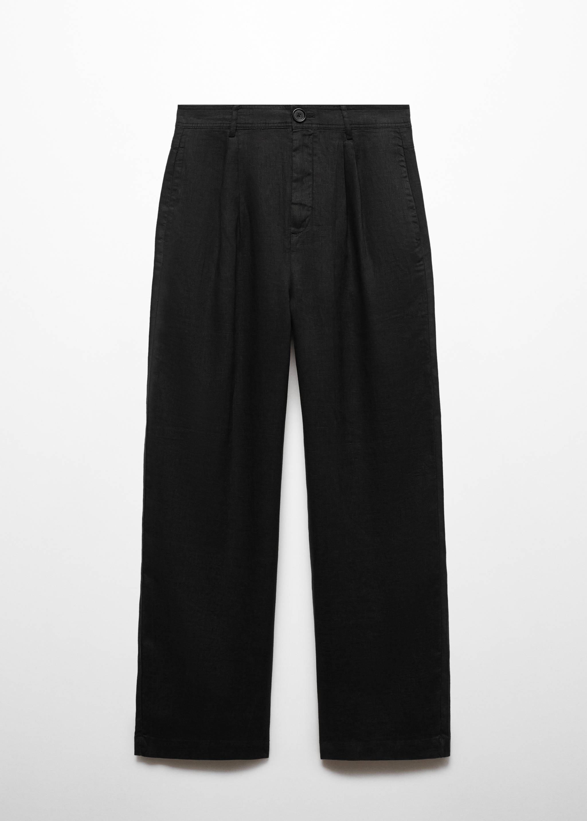 100% linen wide leg pants - Article without model