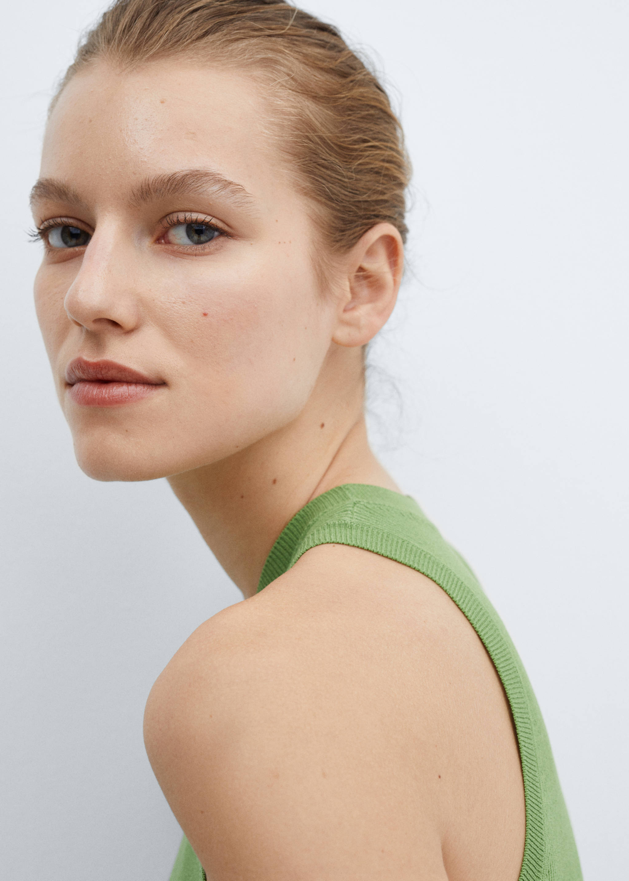 Ribbed knit top - Details of the article 1