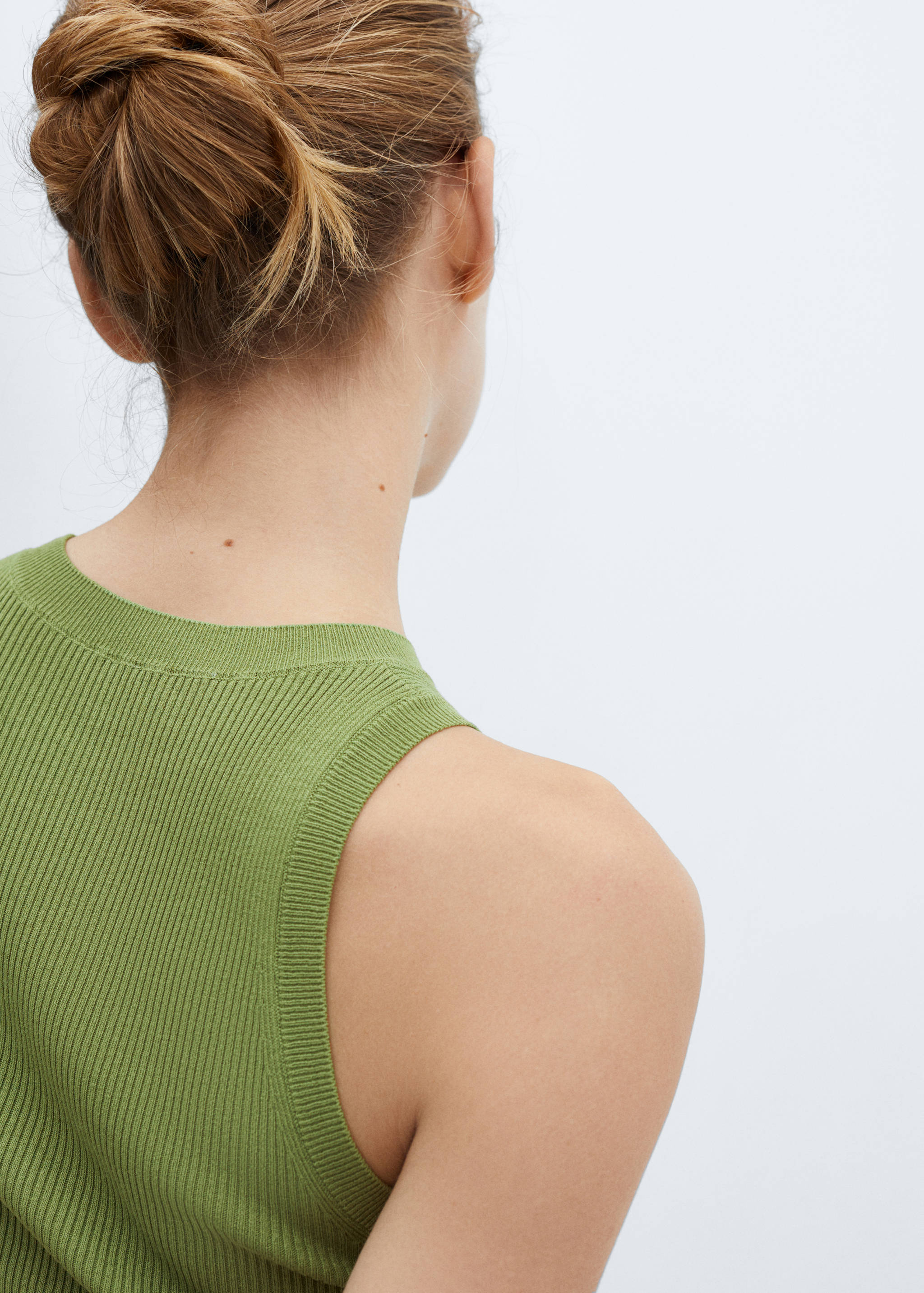 Ribbed knit top - Details of the article 6