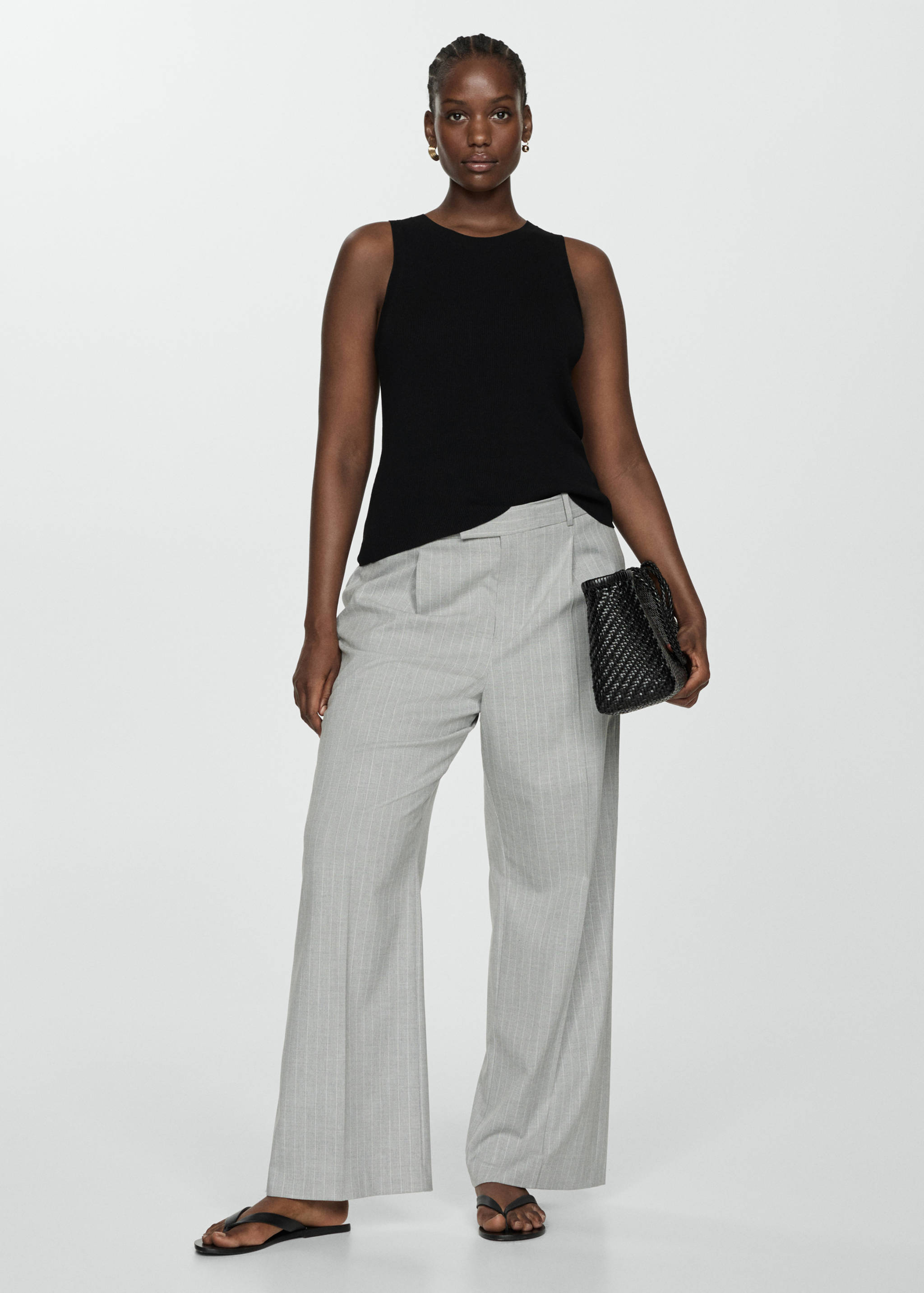 Ribbed knit top - Details of the article 3