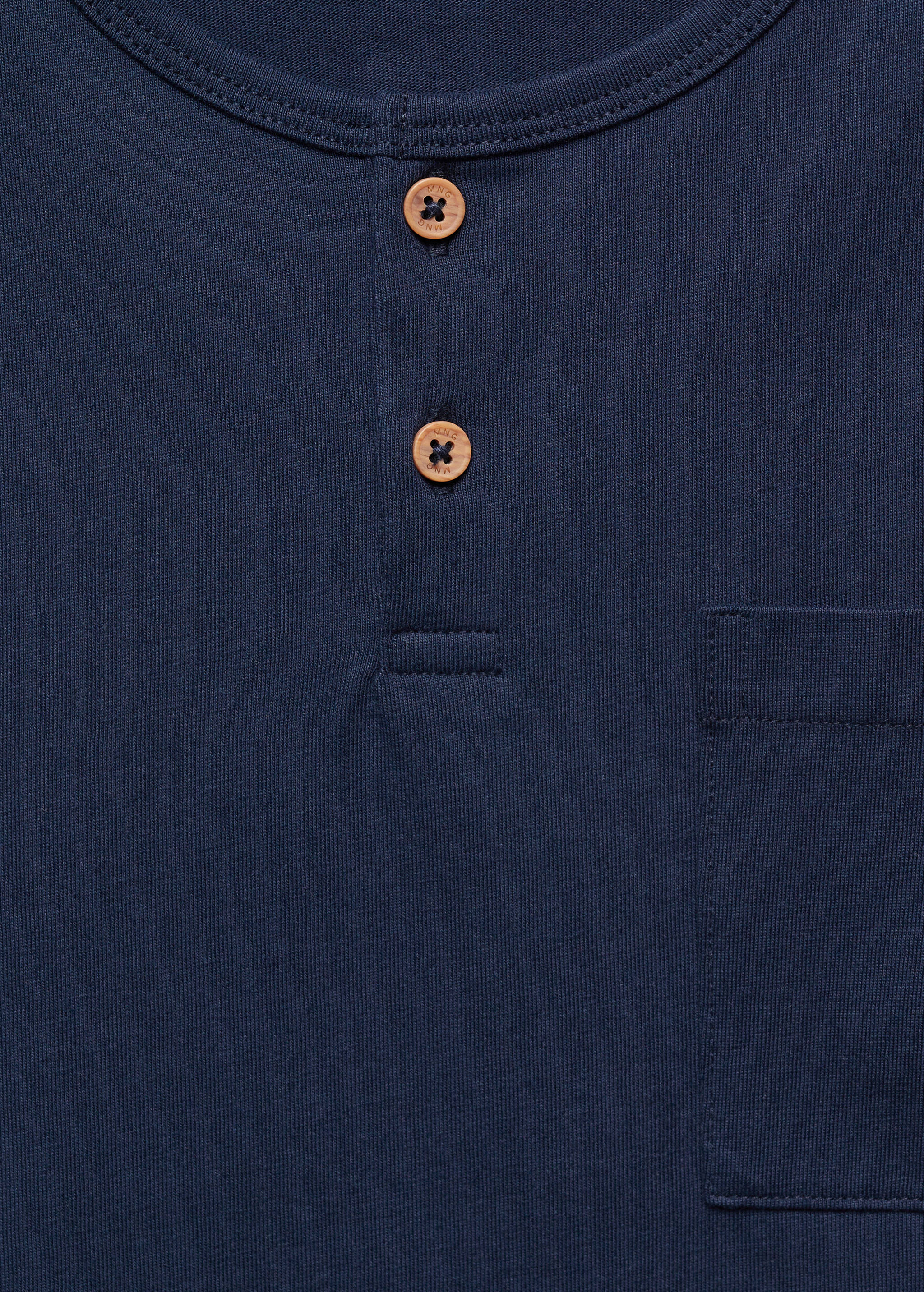 Striped cotton short pyjamas - Details of the article 0