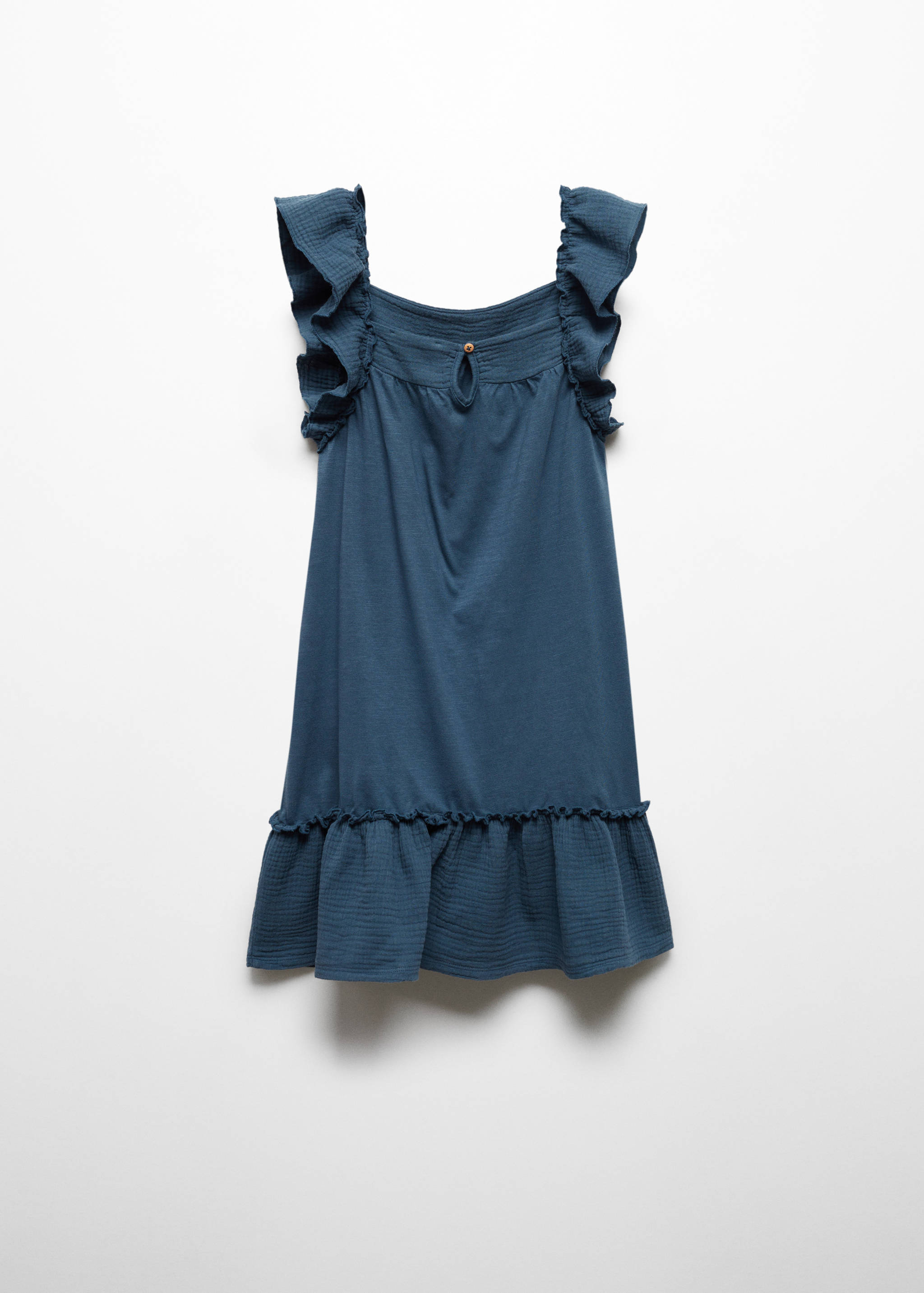 Frill cotton dress - Reverse of the article