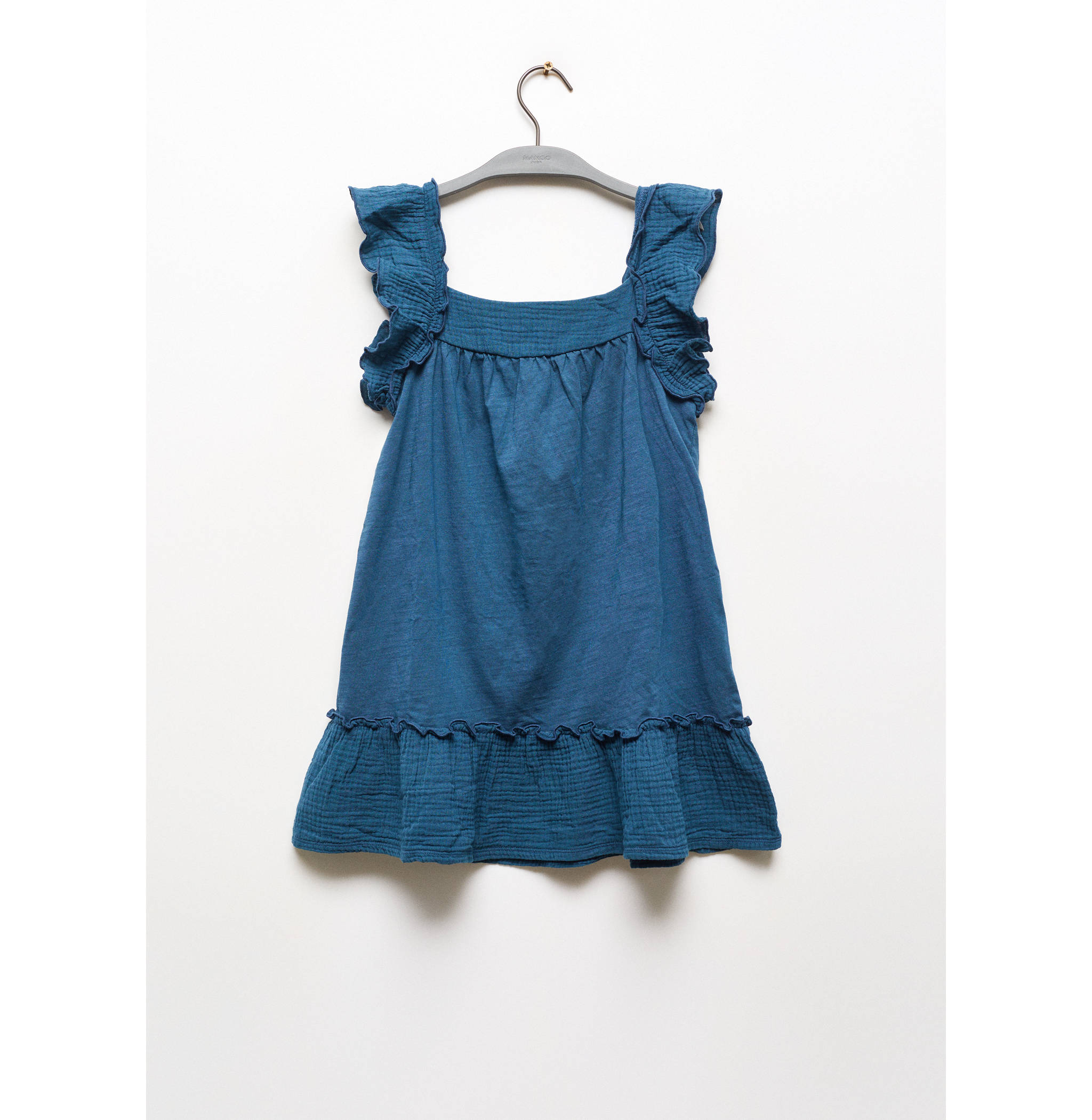 Frill cotton dress - Article without model