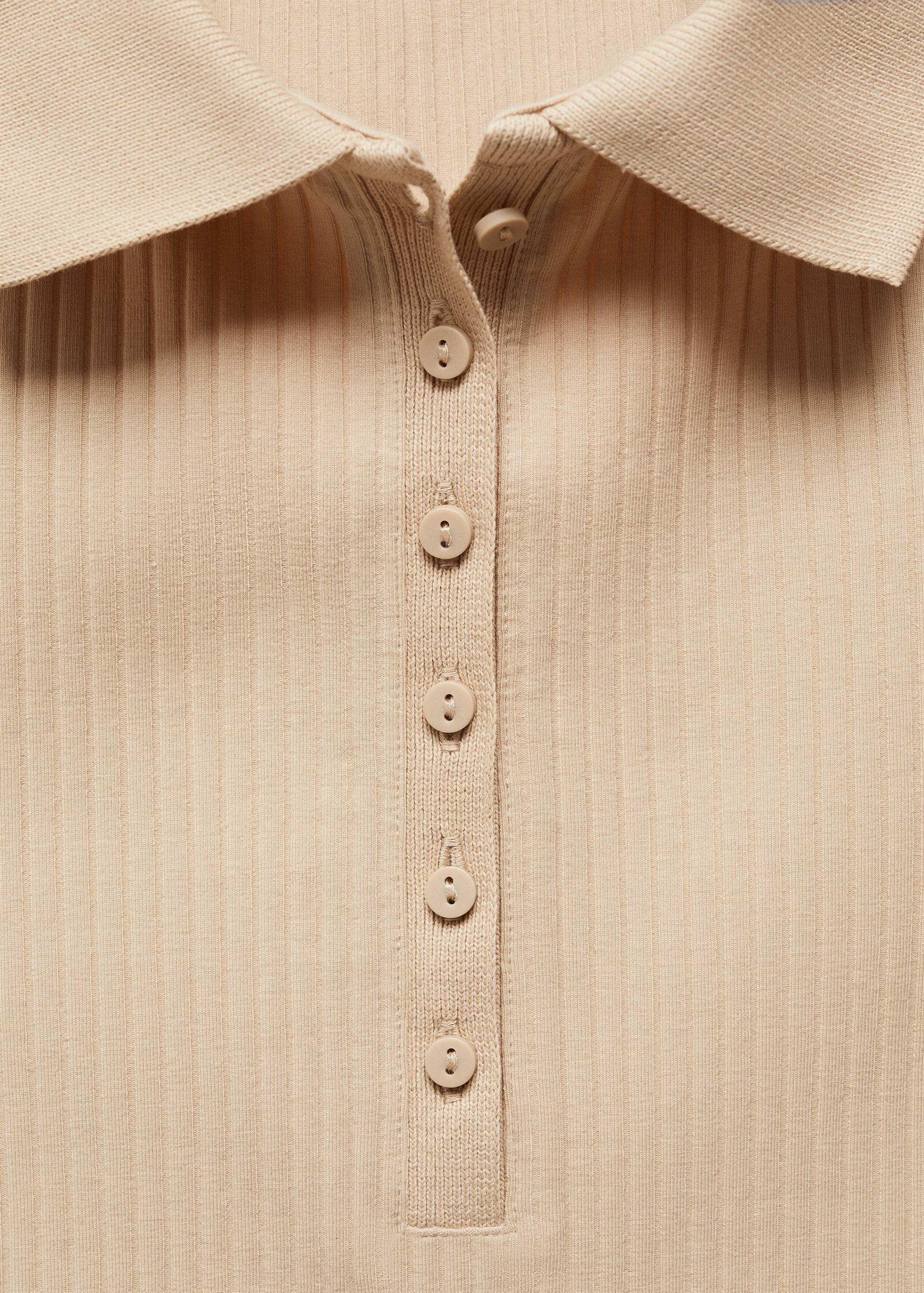 Polo-neck knitted top - Details of the article 8