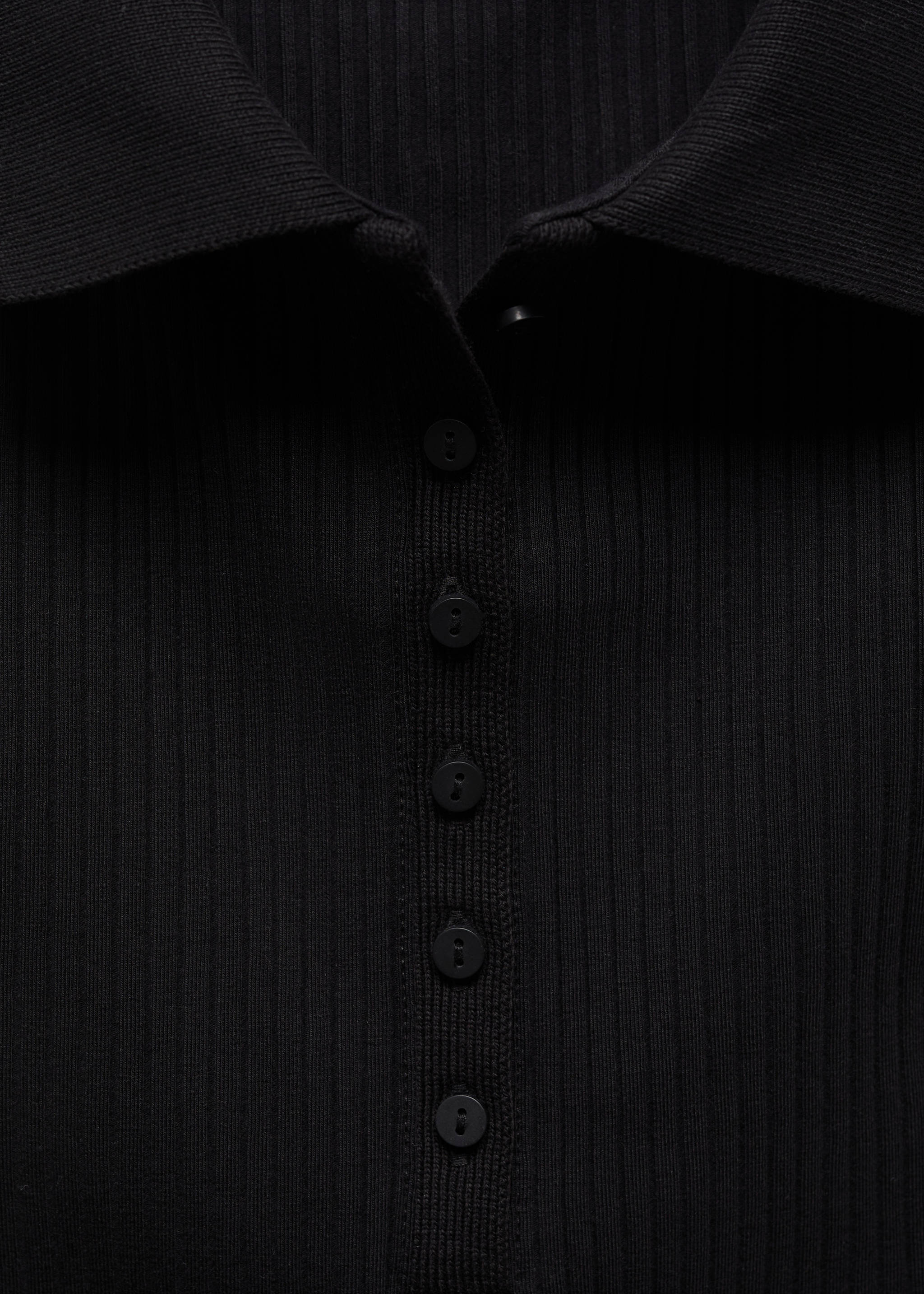 Polo-neck knitted top - Details of the article 8