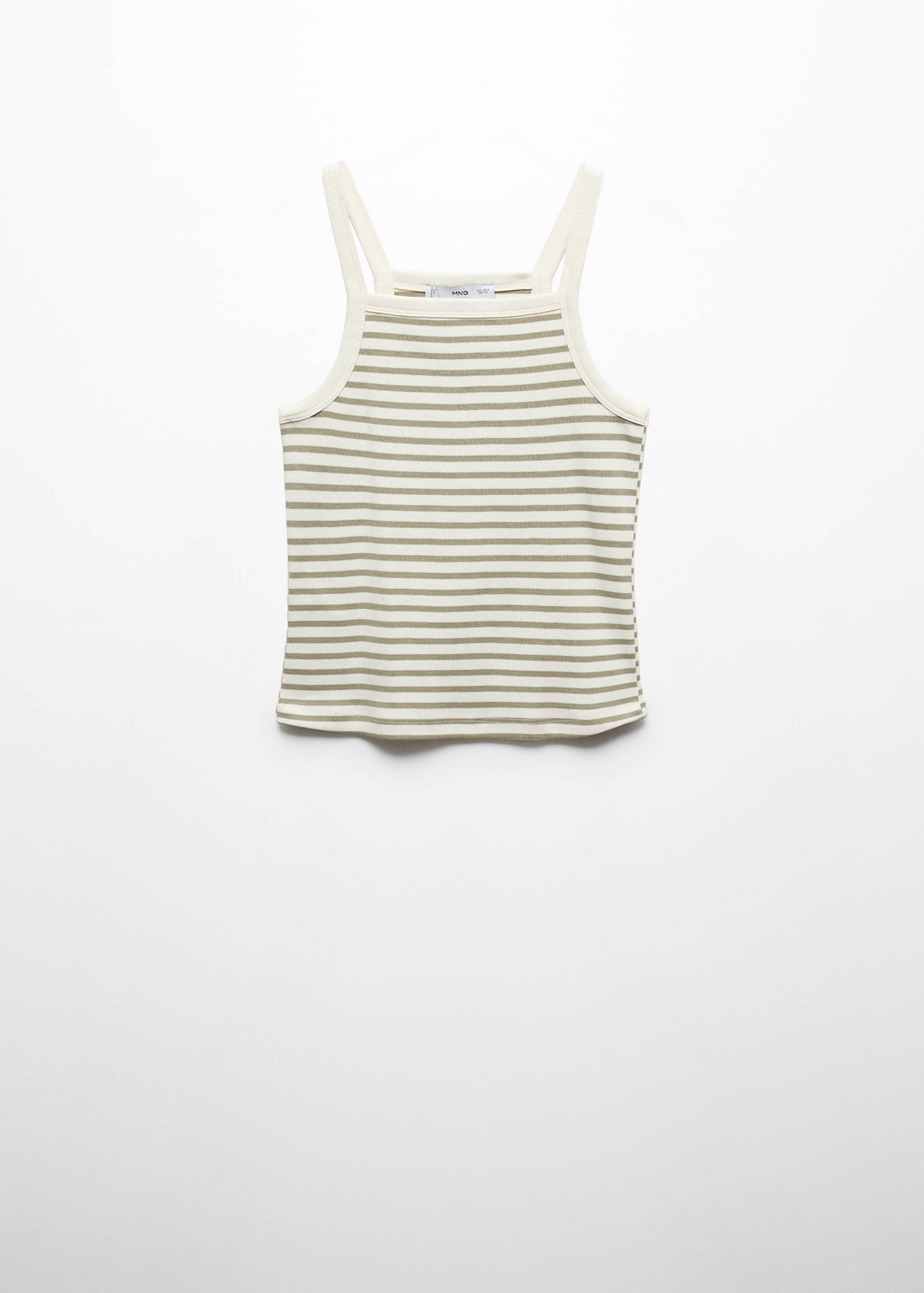 Striped knit top - Article without model