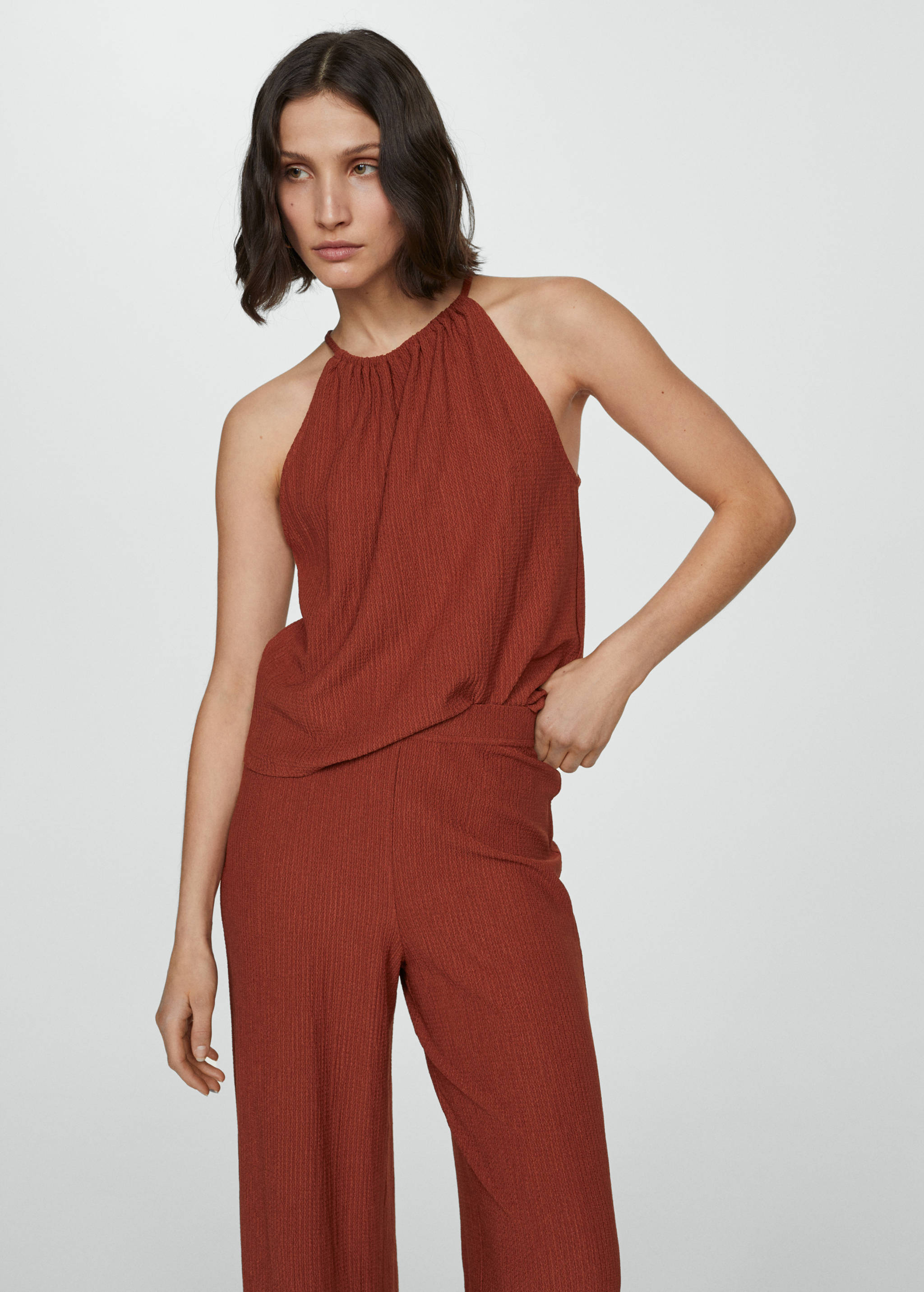 Texturierte Wideleg-Hose - Detail des Artikels 1