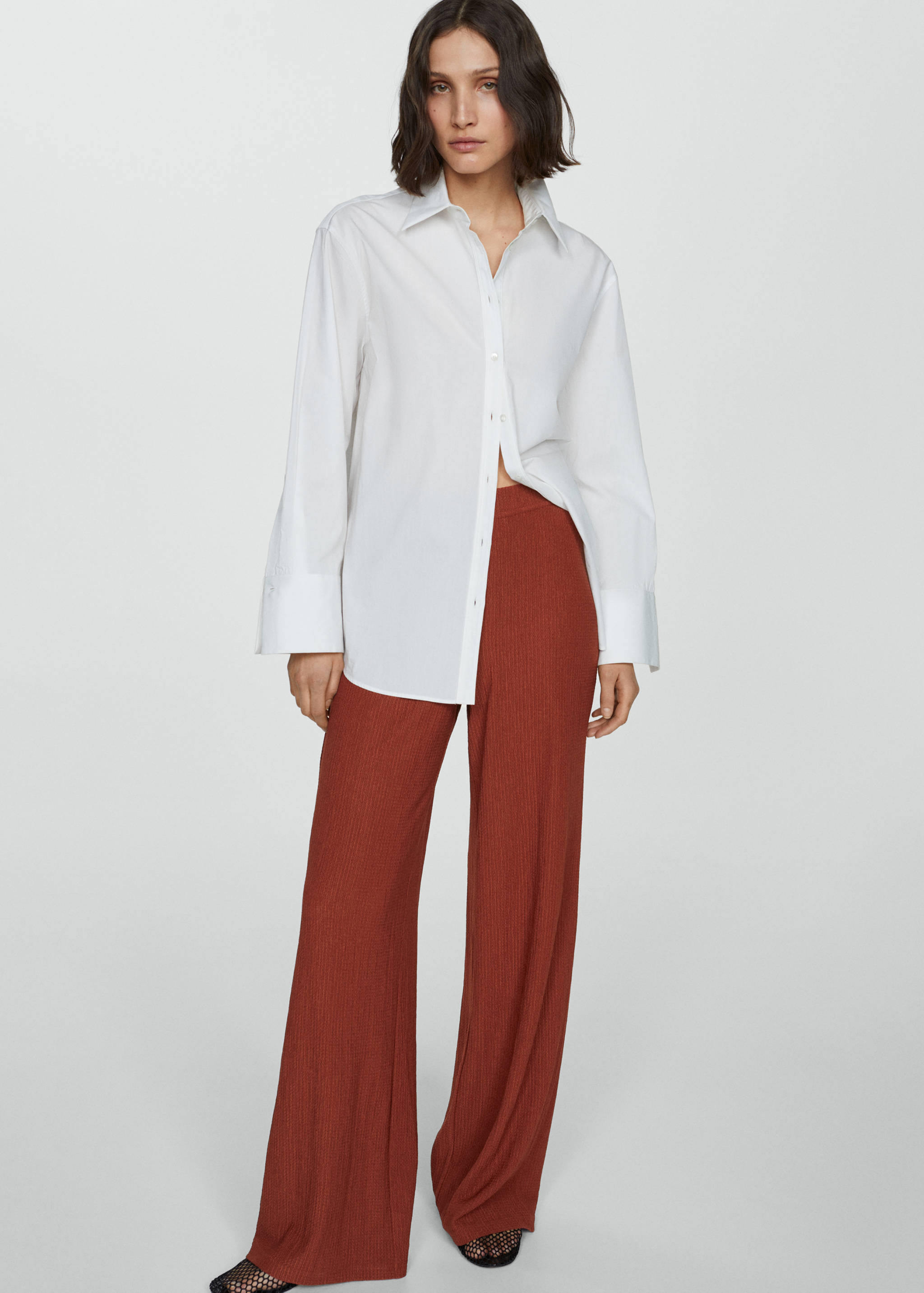 Texturierte Wideleg-Hose - Detail des Artikels 2