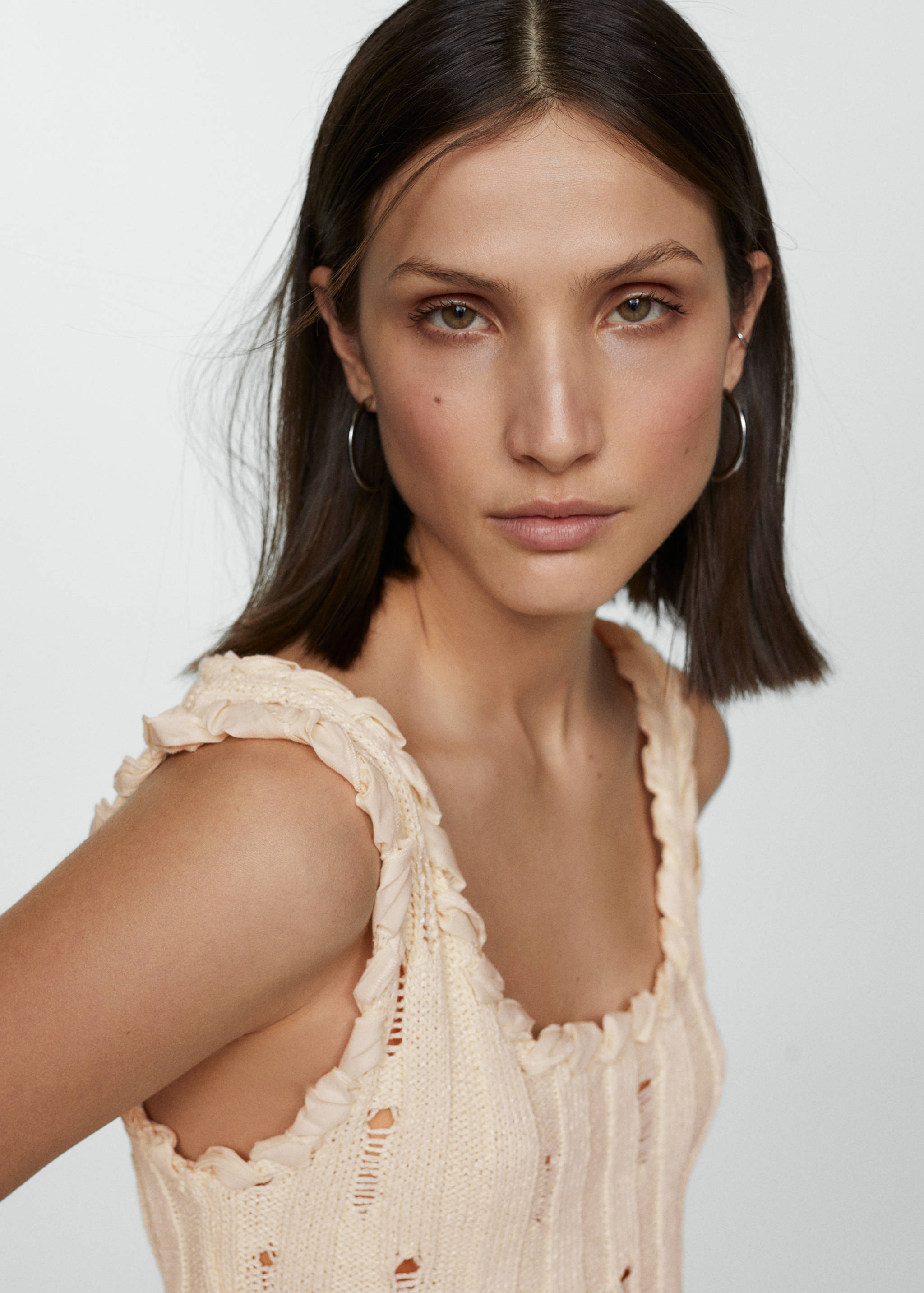 Strick-Top mit Zierrissen - Detail des Artikels 1