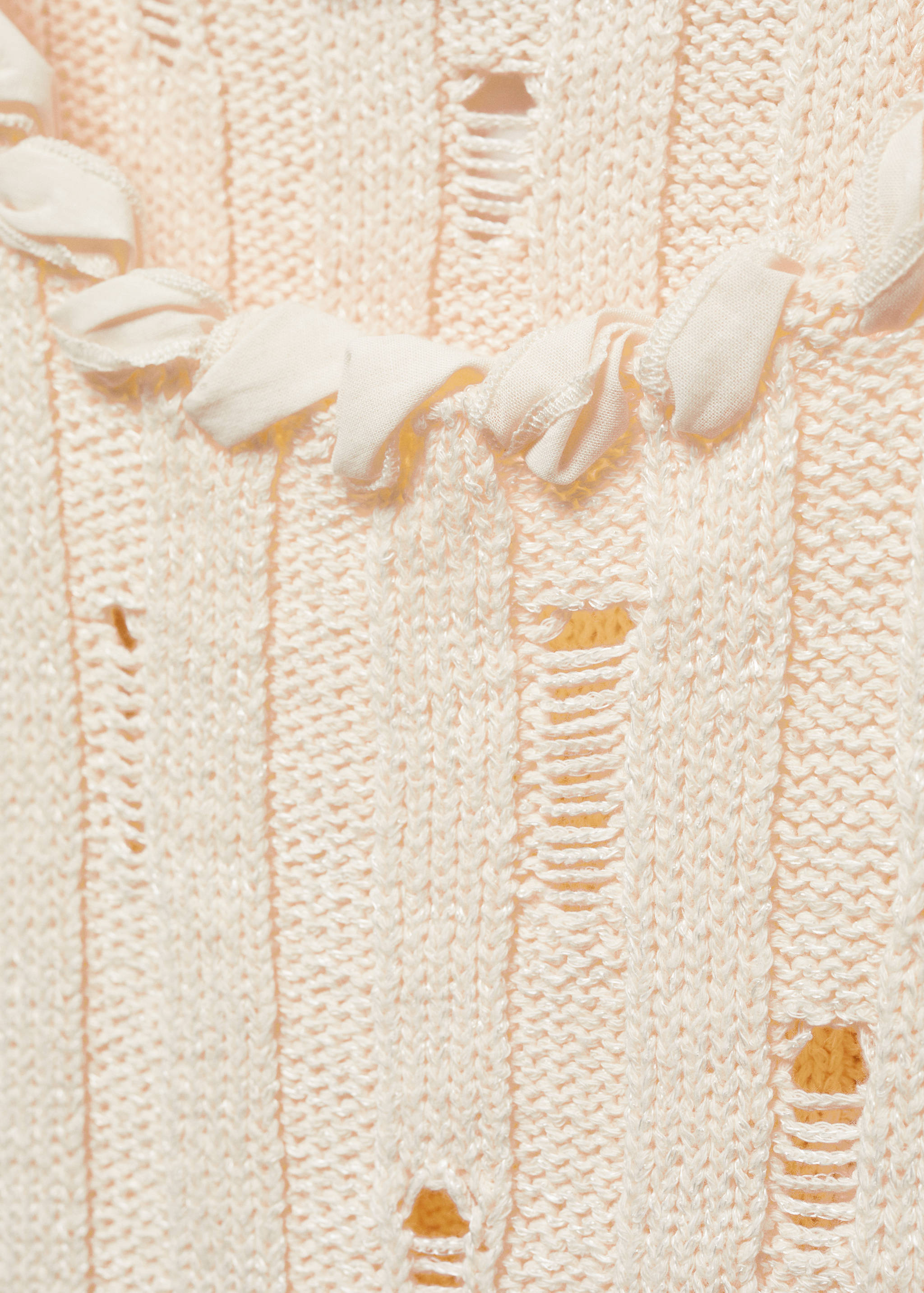 Strick-Top mit Zierrissen - Detail des Artikels 8