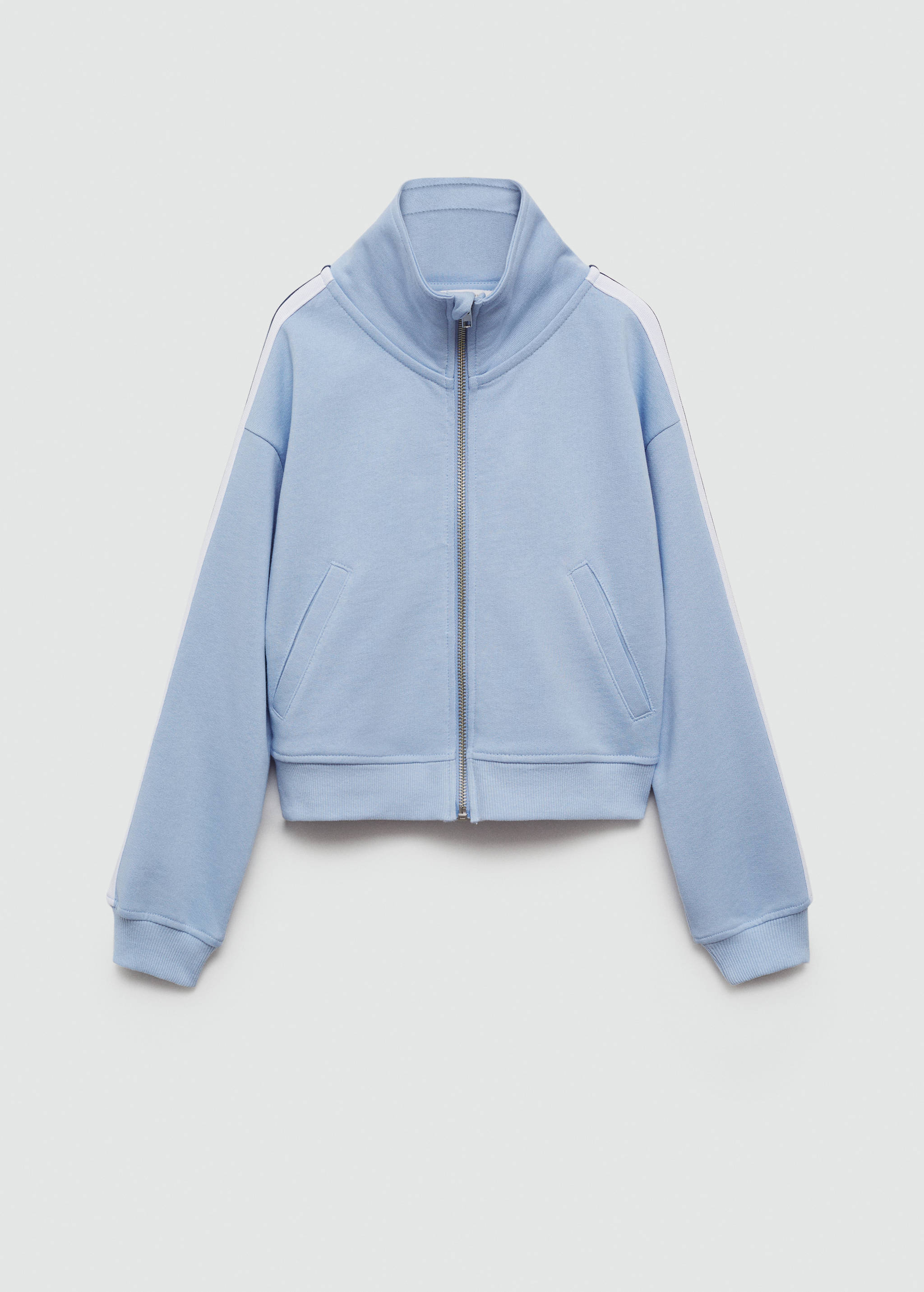 Zipper cotton sweater - Article without model