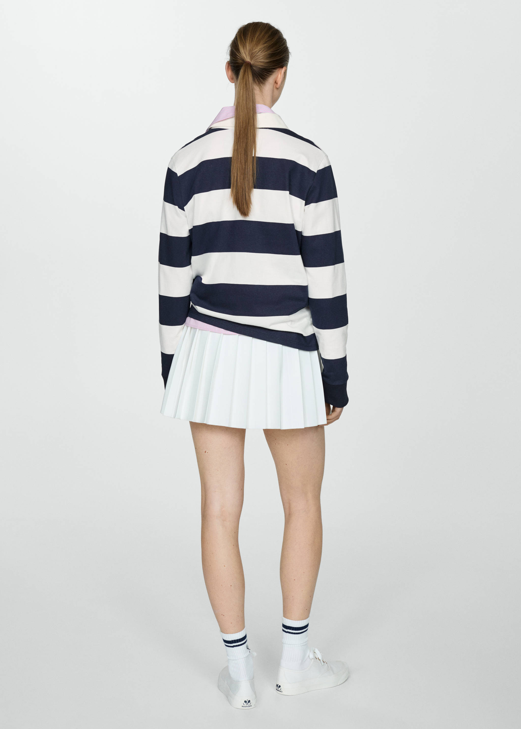 Minijupe plissée logo - Verso de l’article