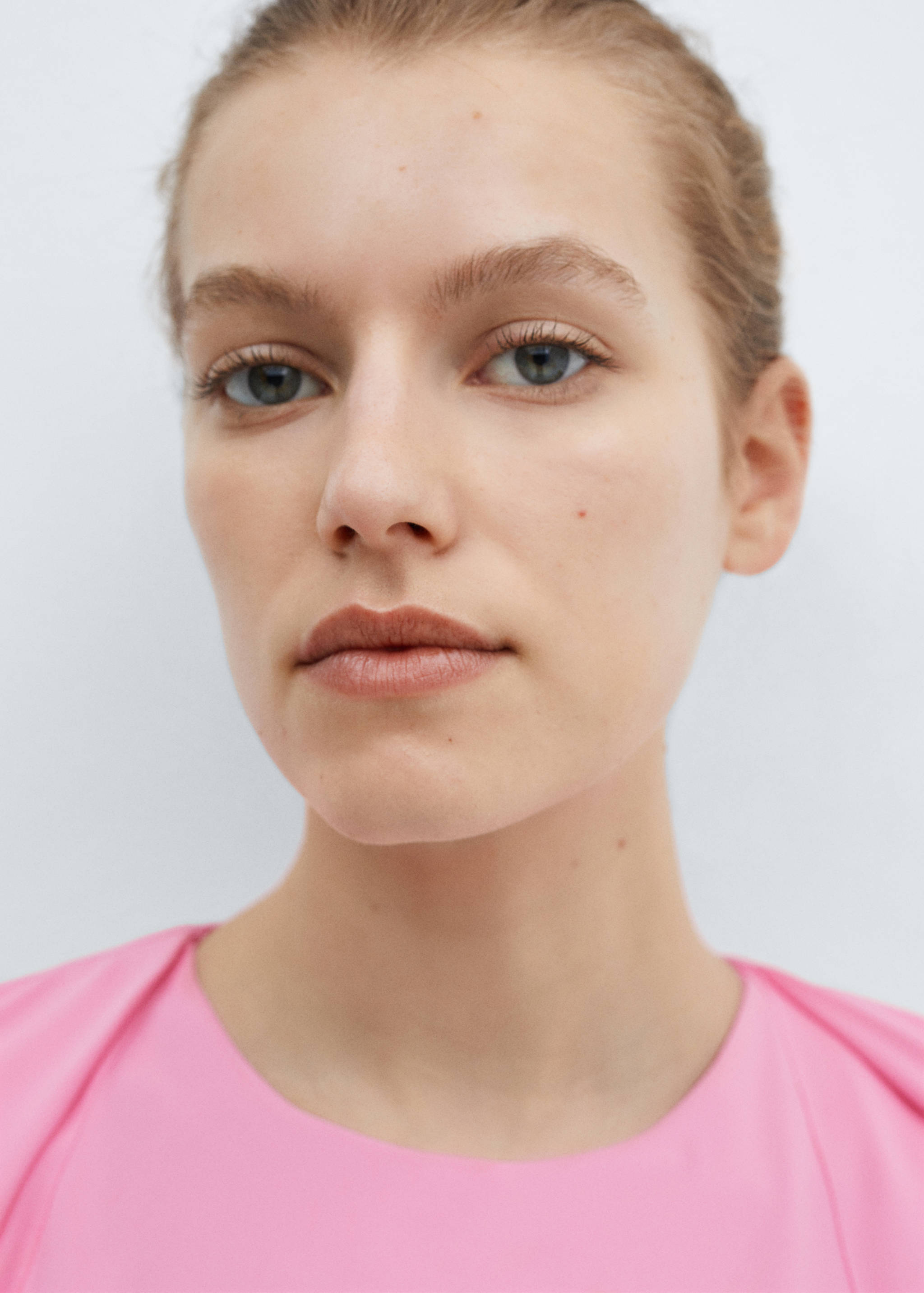 Double-layer long dress - Details of the article 1