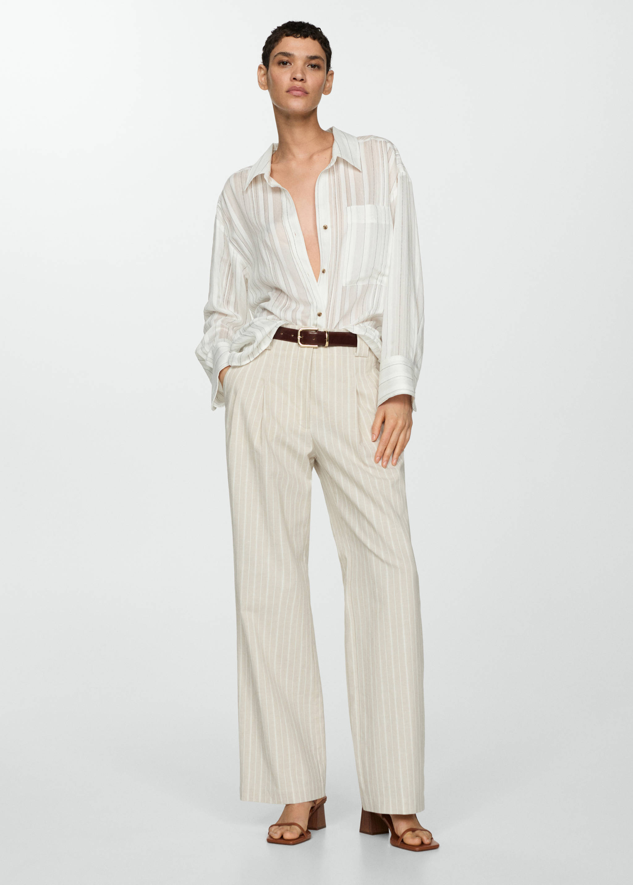 Block-heel sandals - General plane