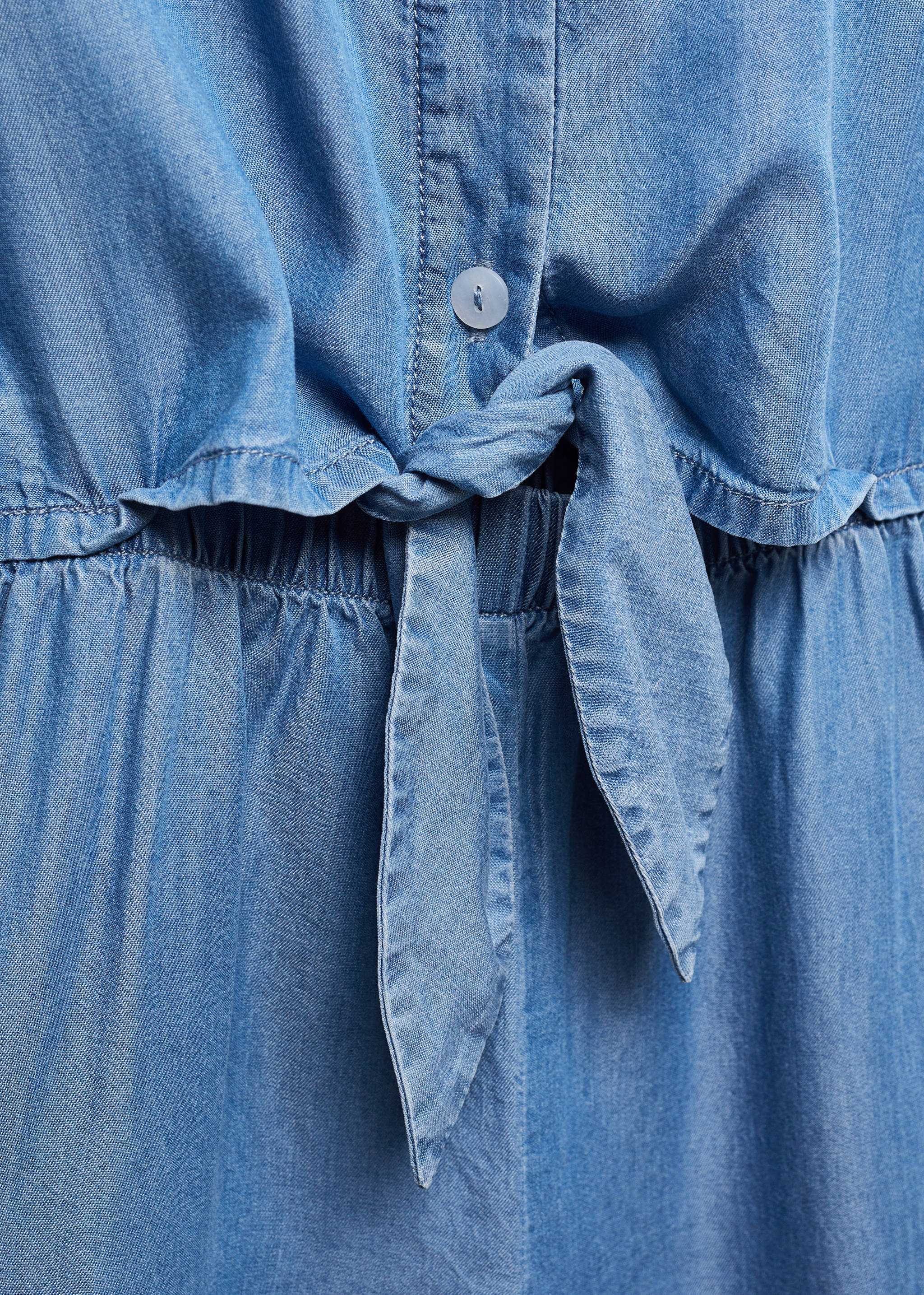 Long denim jumpsuit - Details of the article 8