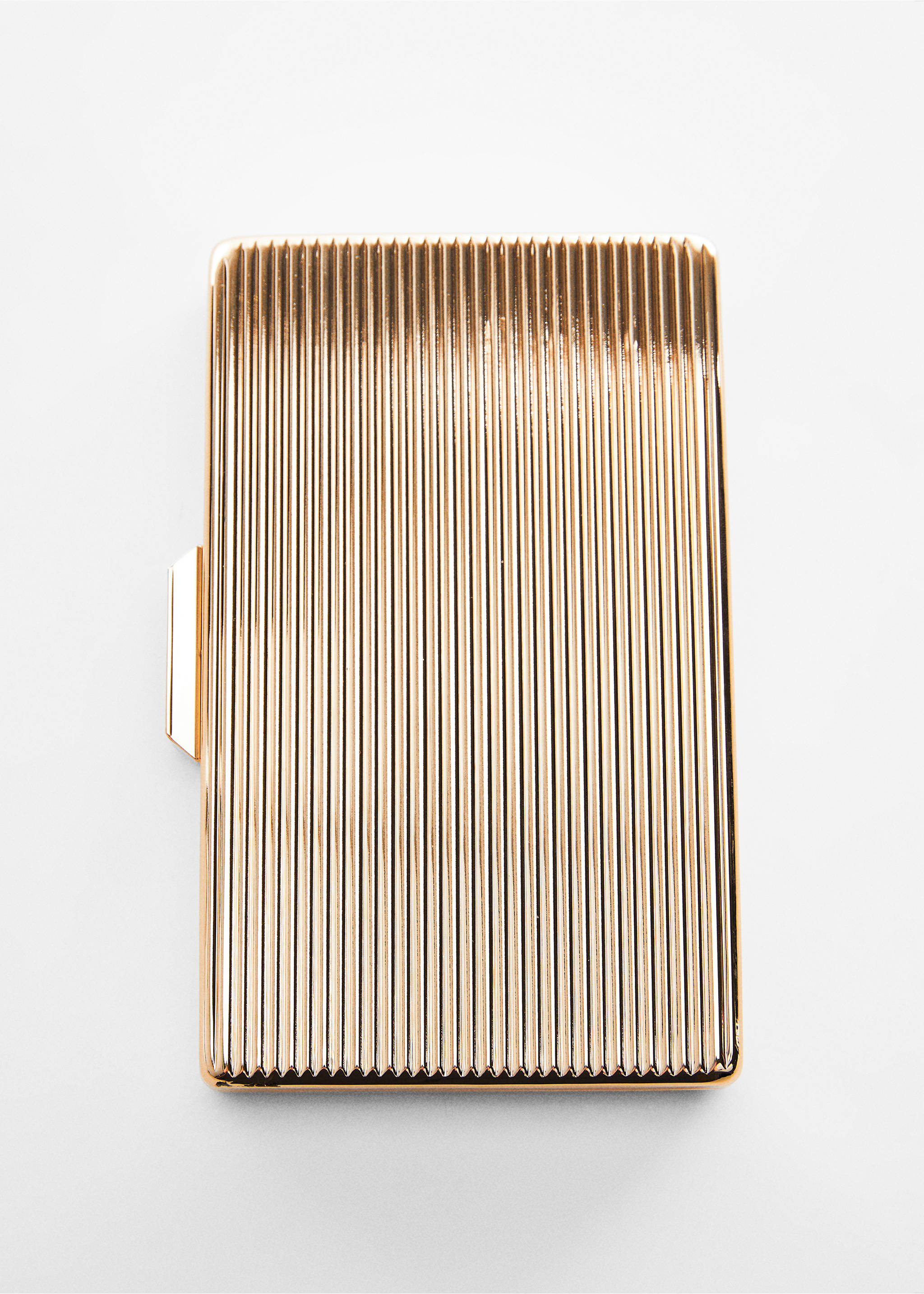 Metallic-Clutch - Detail des Artikels 5, Gold. Ref: 67087704-00.