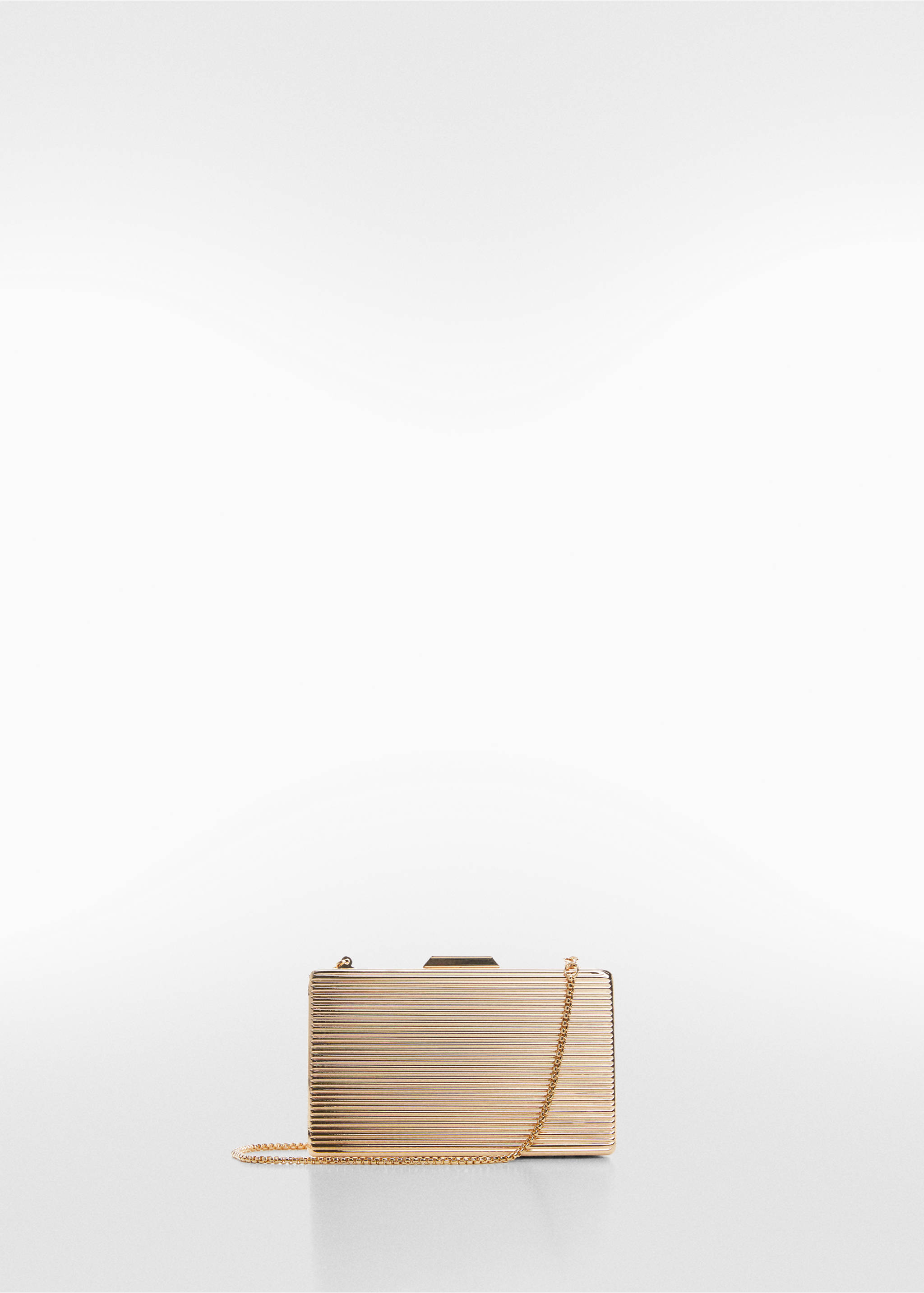 Metallic clutch bag - Article without model, Gold. Ref: 67087704-00.
