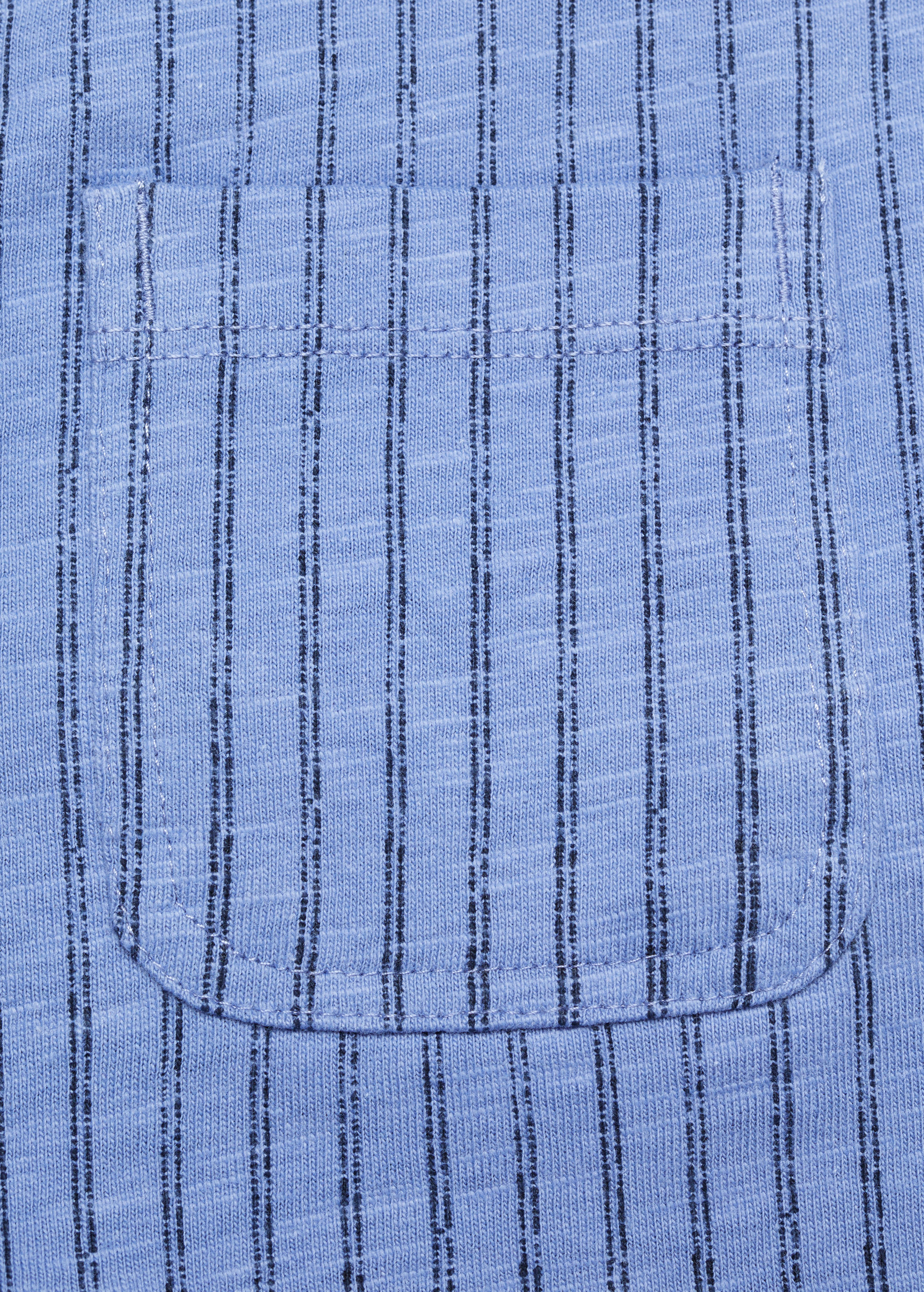 Striped cotton dungarees - Details of the article 0