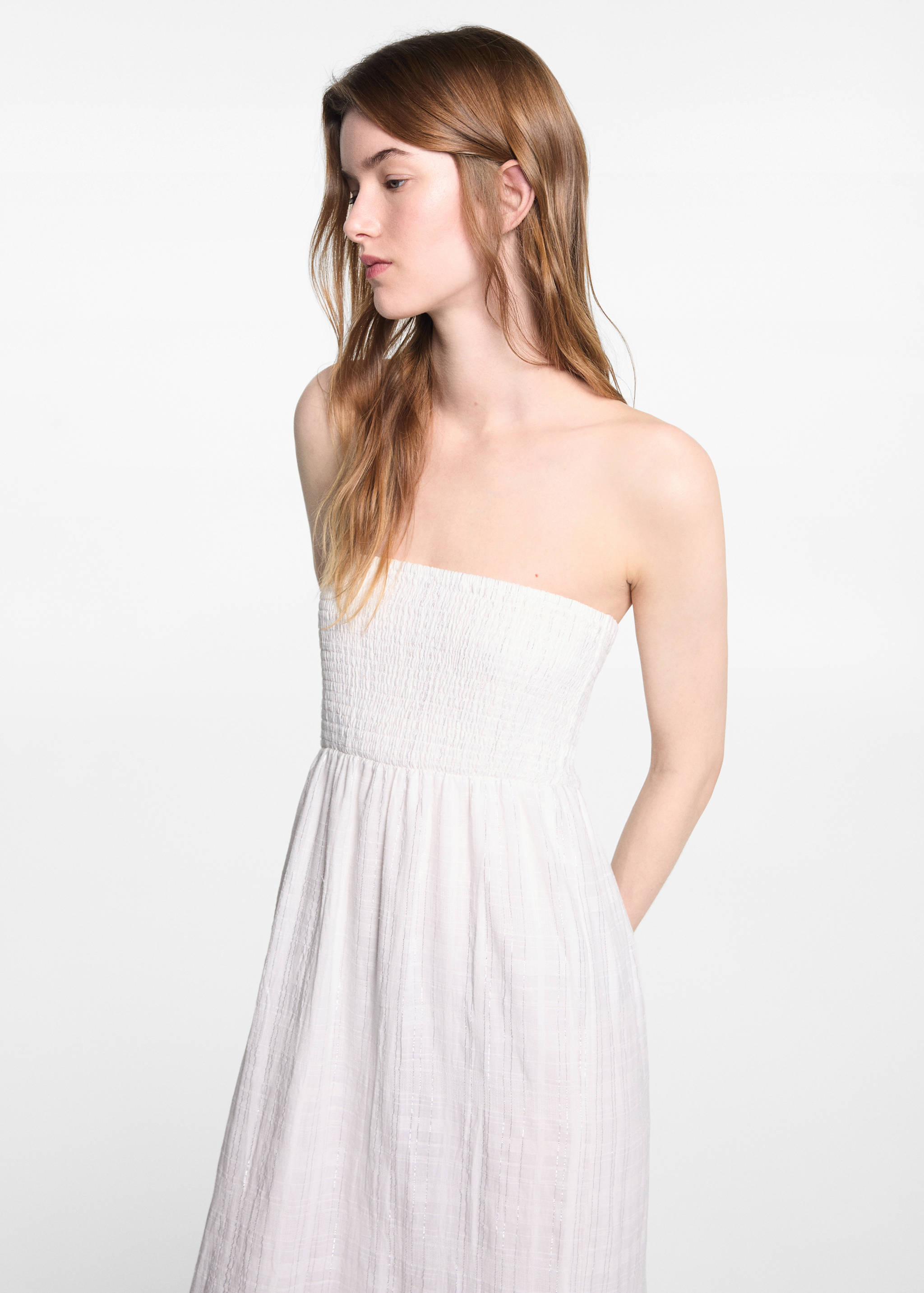 Long lurex dress - Medium plane