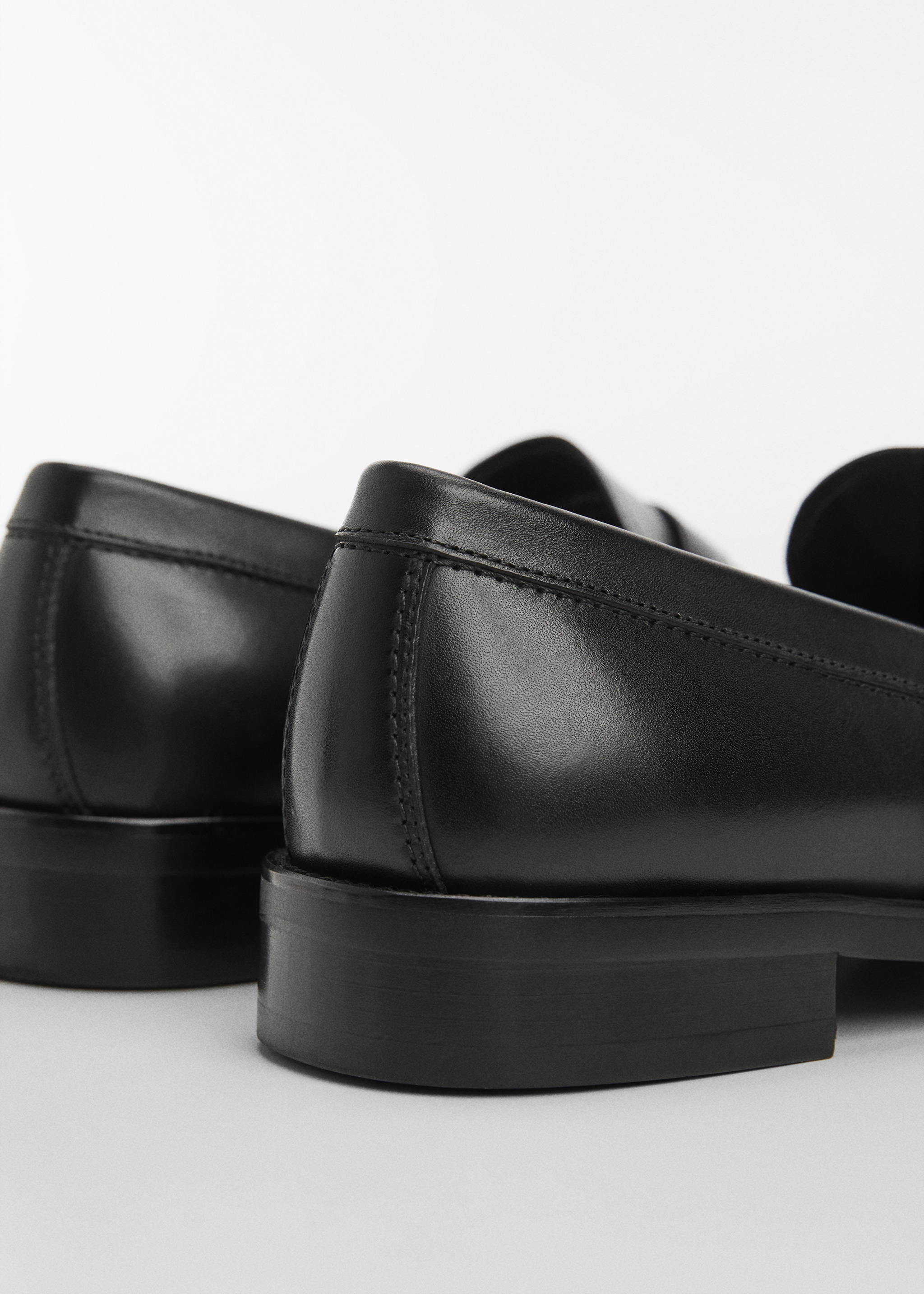 Aged-leather loafers - Details of the article 1