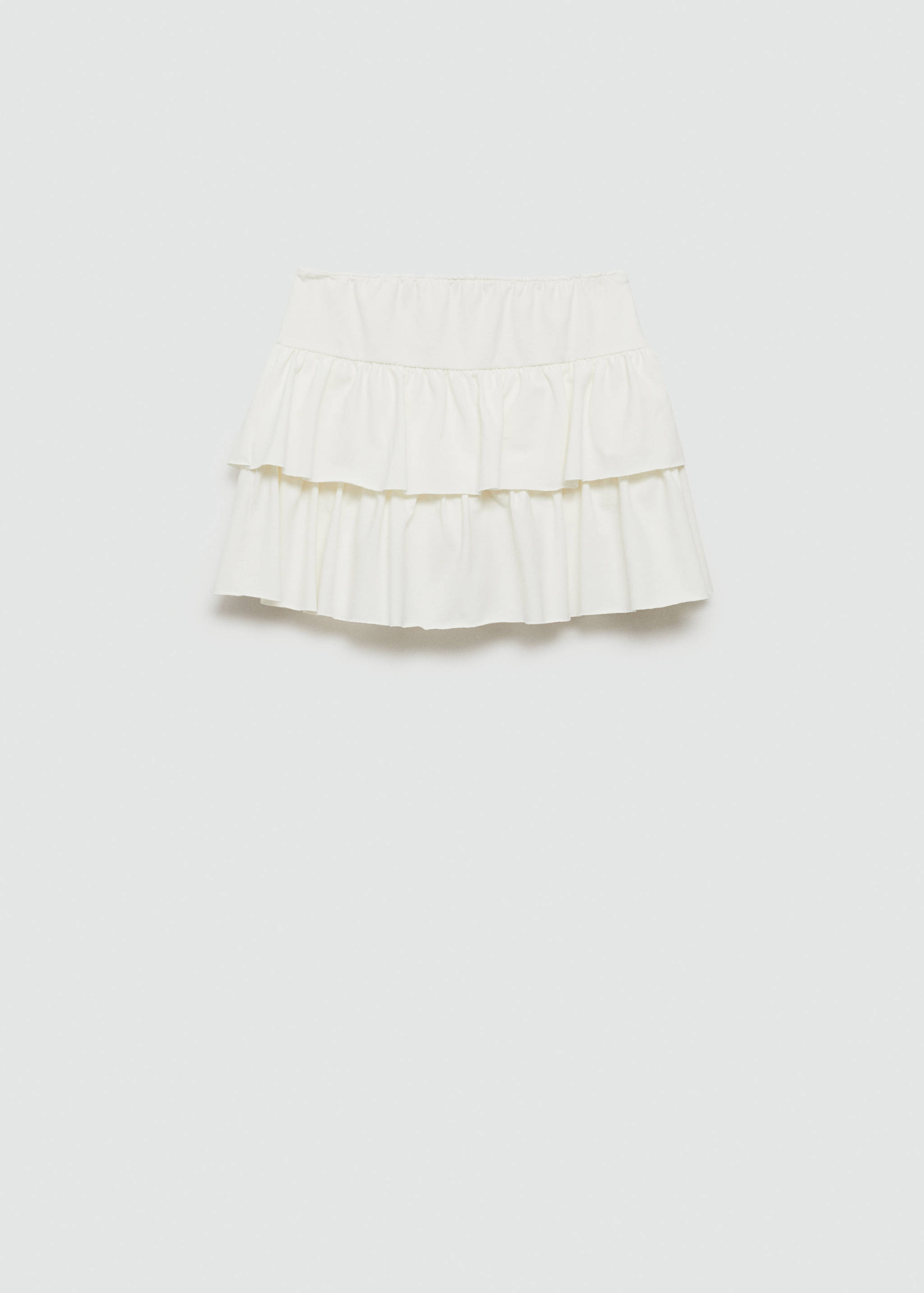 Ruffled trouser skirt - Reverse of the article