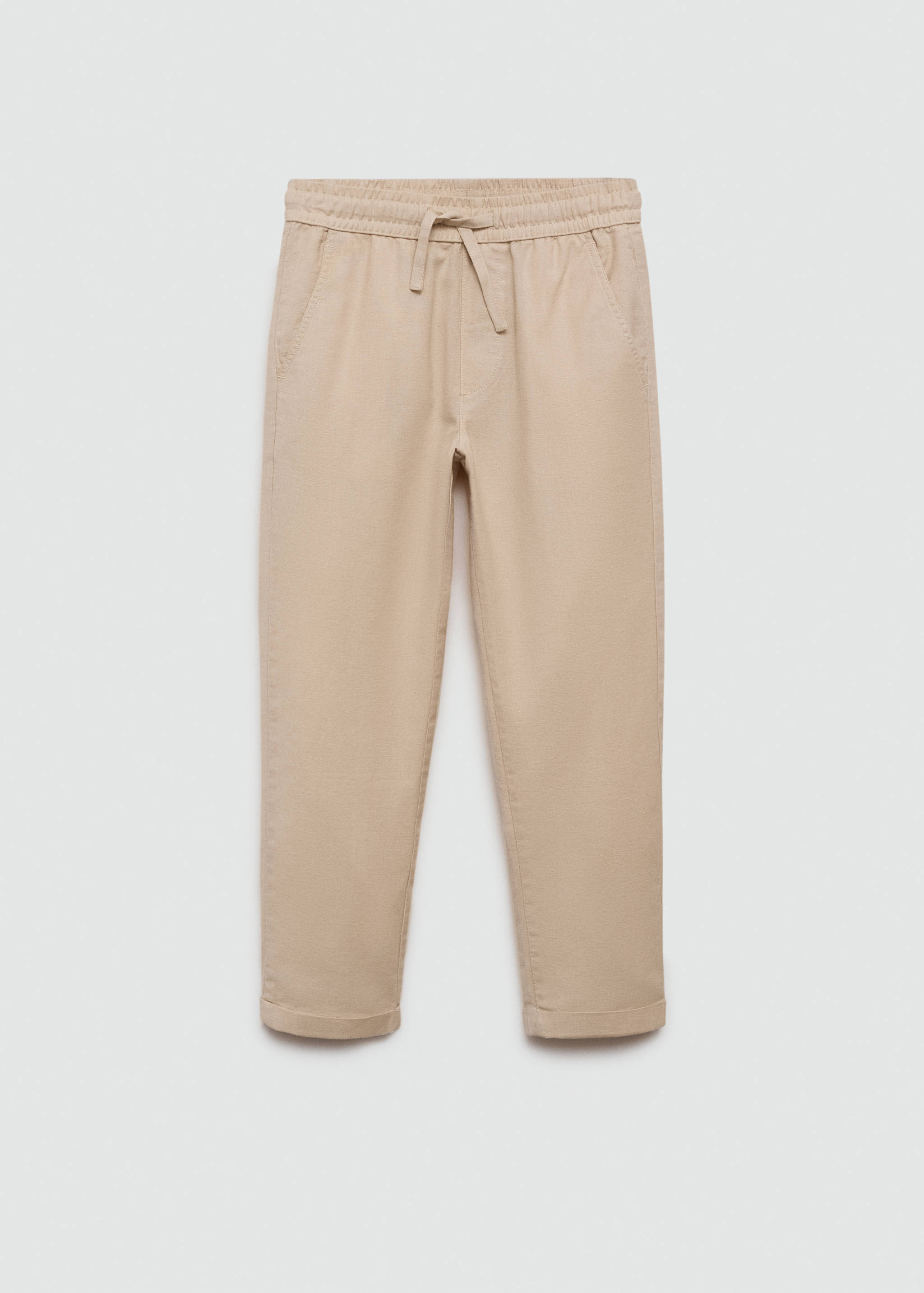 Linbukse med elastisk liv - Artikkel uten modell