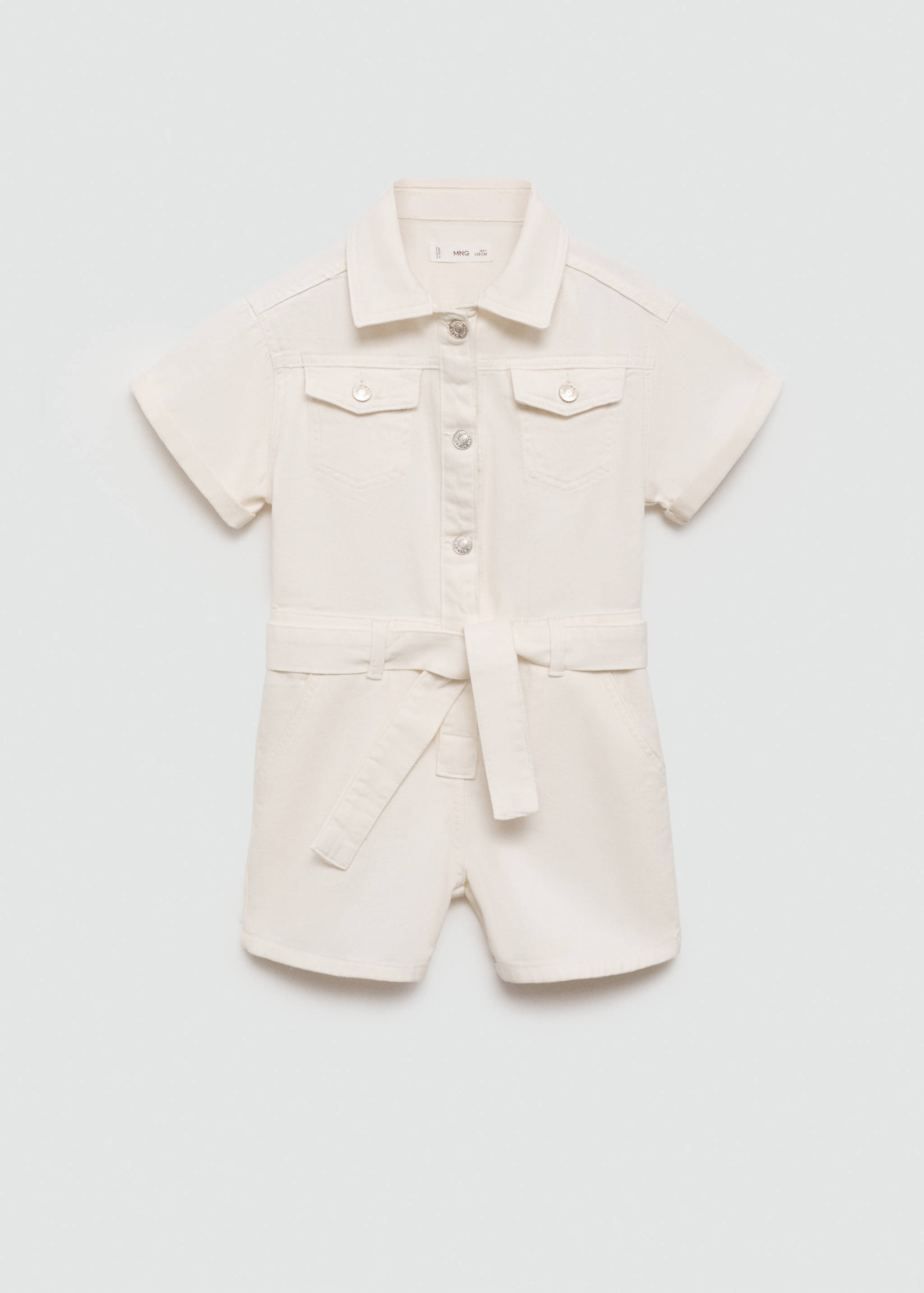 Denim jumpsuit belt - Article without model